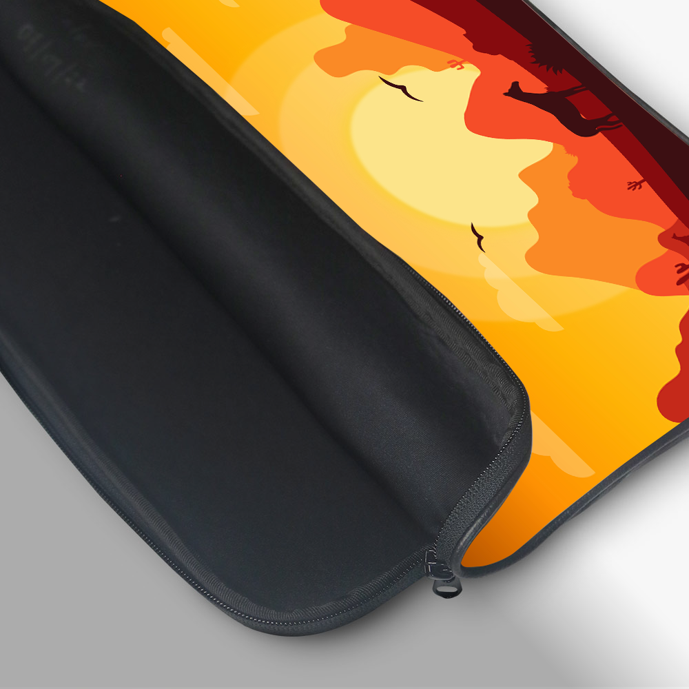 "HORSE IN THE DESERT" Laptop Sleeves:Bold Modern Design for Every Size