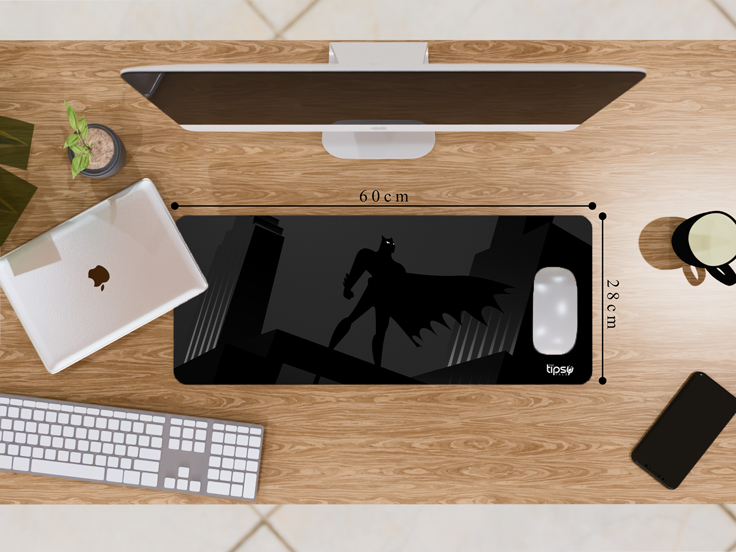 "BATMAN ON THE EDGE" Gaming Mousepad- Elevate Your Gaming Experience
