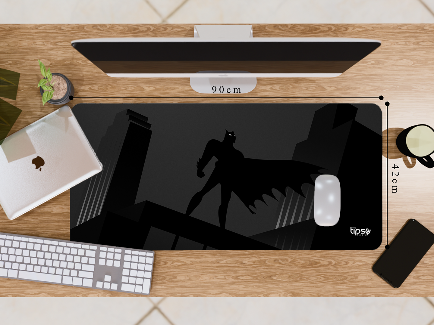 "BATMAN ON THE EDGE" Gaming Mousepad- Elevate Your Gaming Experience