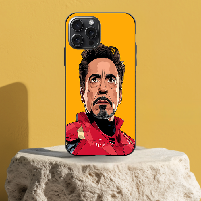 TONY STARK POTRAIT -Mobile Covers Shock Resistant, Slim & Stylish Cases