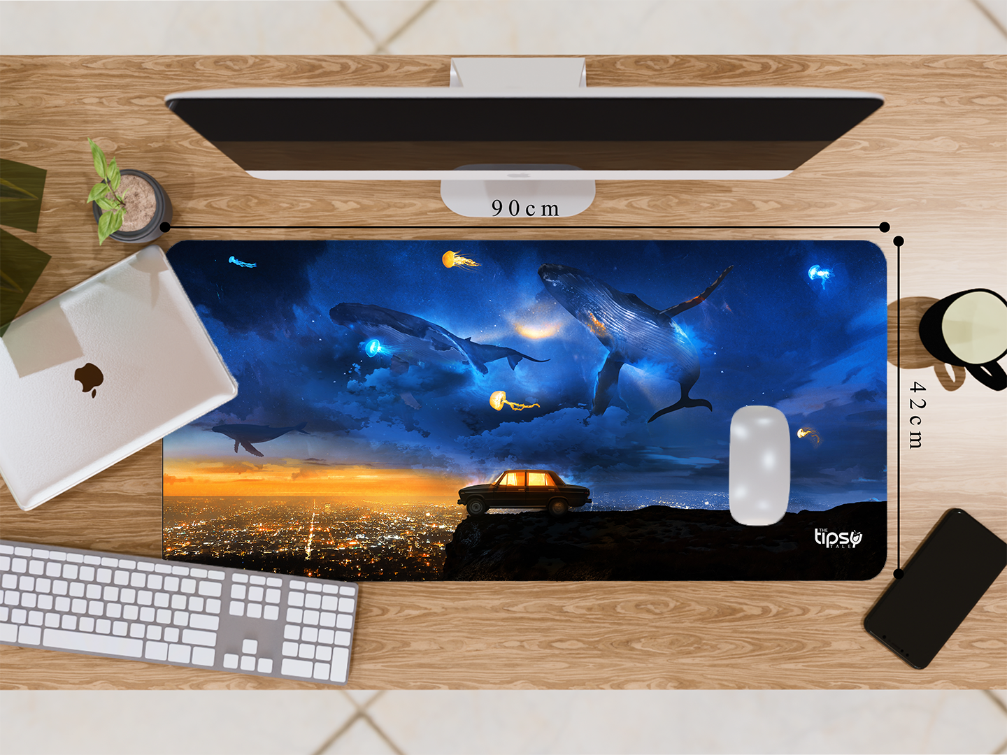 "VIBRANT ARTISTIC VIEW" Gaming Mousepad- Elevate Your Gaming Experience