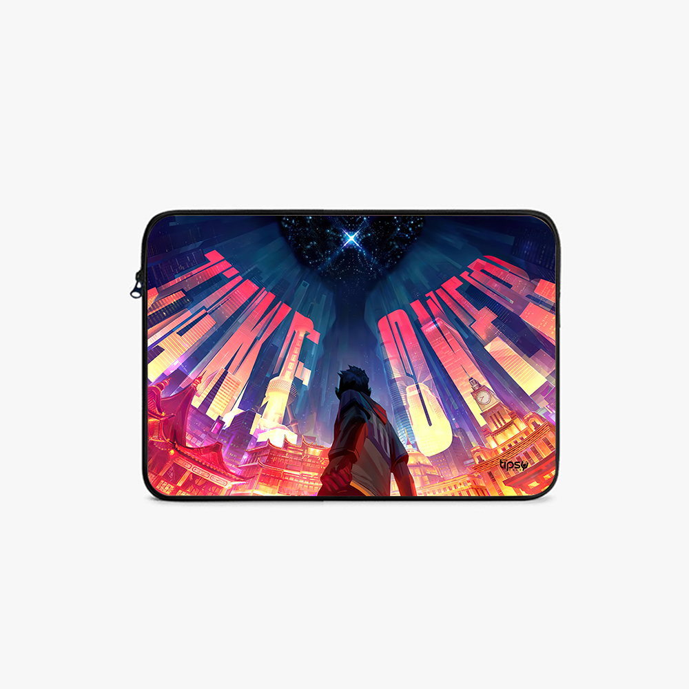 "TAKE OVER" Laptop Sleeves:Bold Modern Design for Every Size