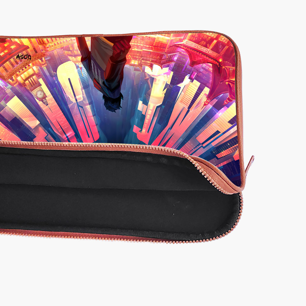 "TAKE OVER" Laptop Sleeves:Bold Modern Design for Every Size