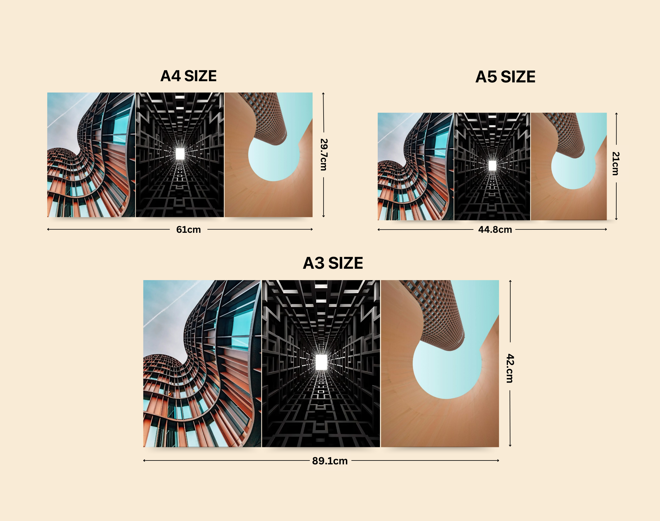 "CAPTURE OF ARCHITECTURE"- Shiny & Sturdy Metallic Poster Art That Pops & Sticks