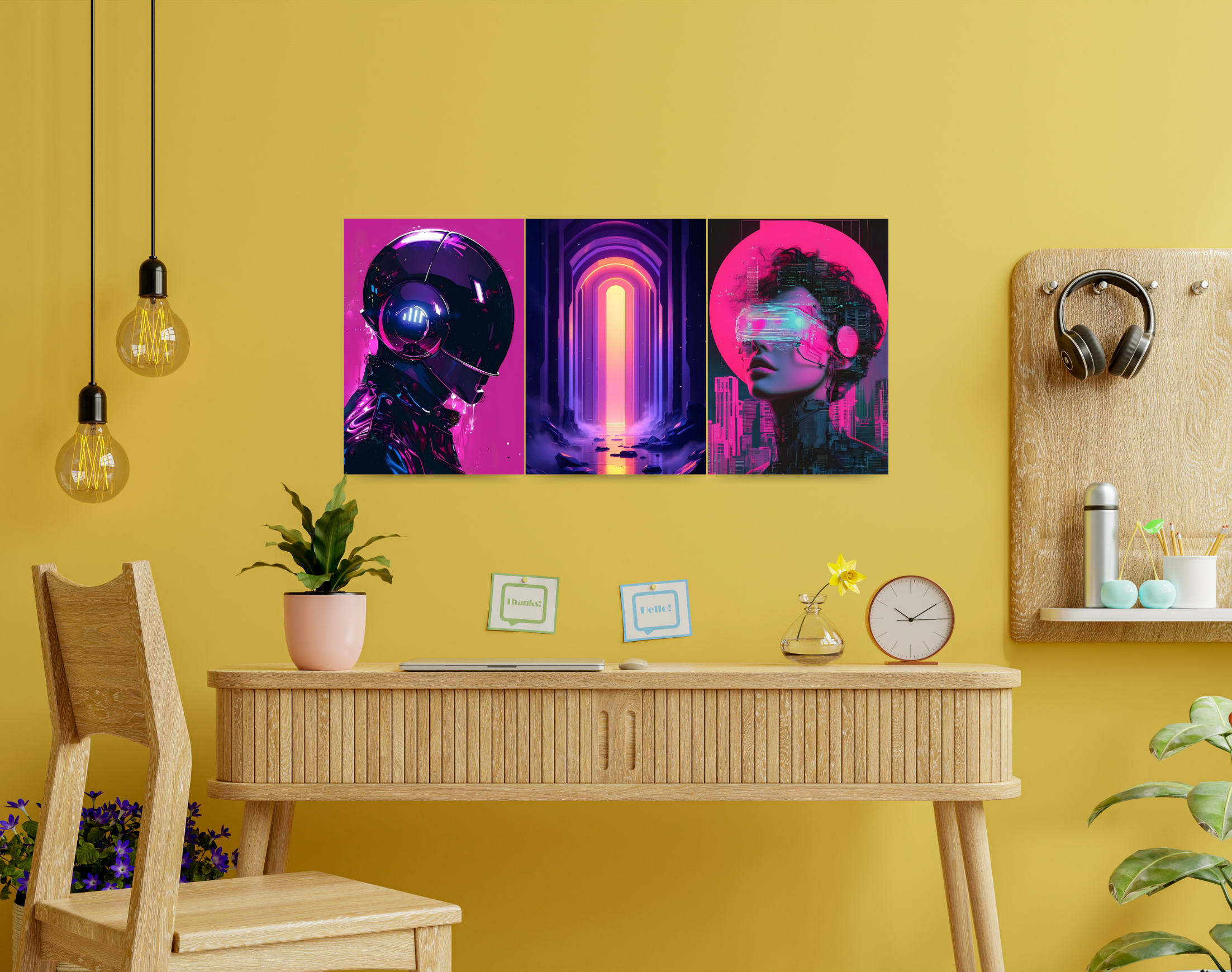 "AI IN VIRTUAL"- Shiny & Sturdy Metallic Poster Art That Pops & Sticks