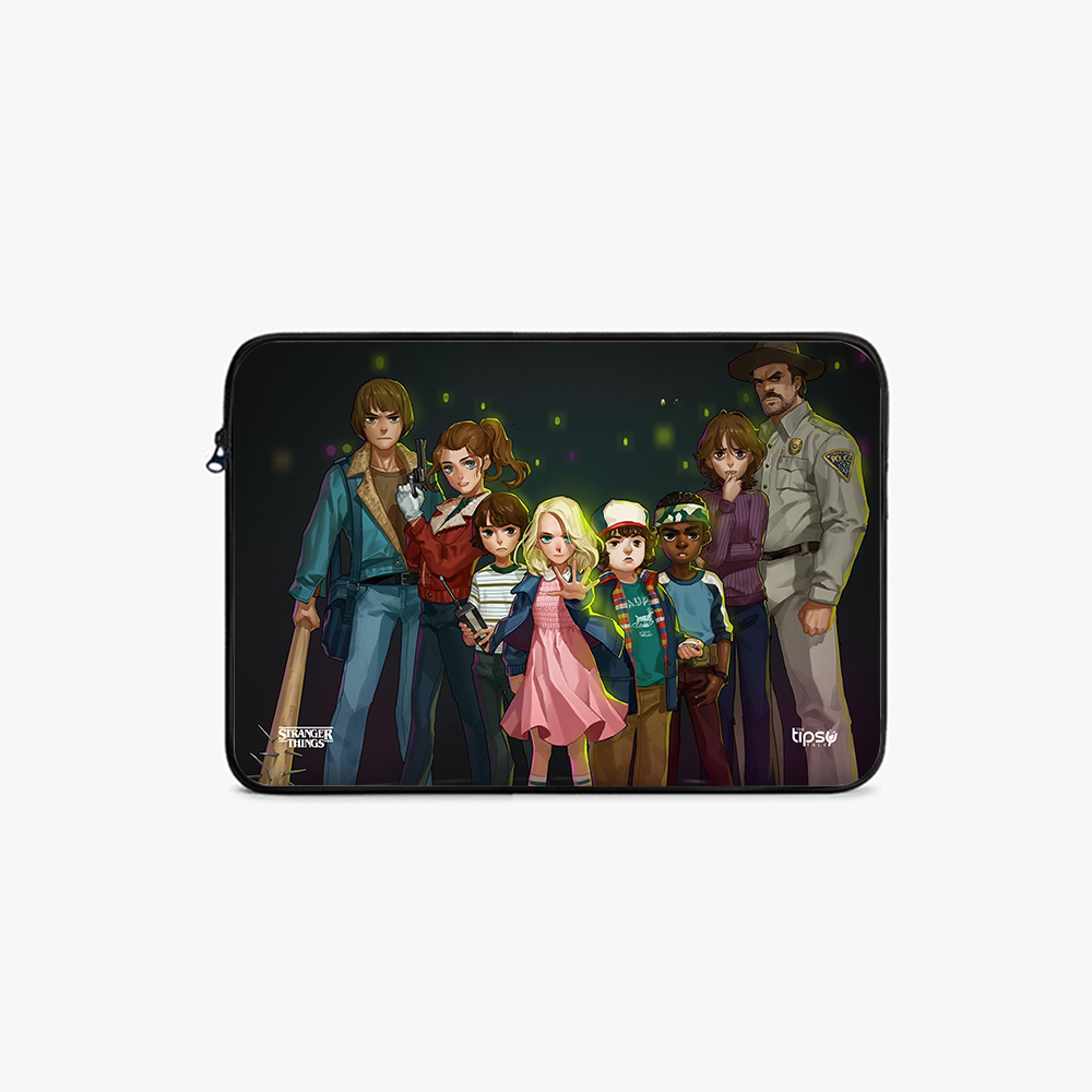 "STRANGER THINGS ILLUSTRATION"Laptop Sleeves:Bold Modern Design for Every Size