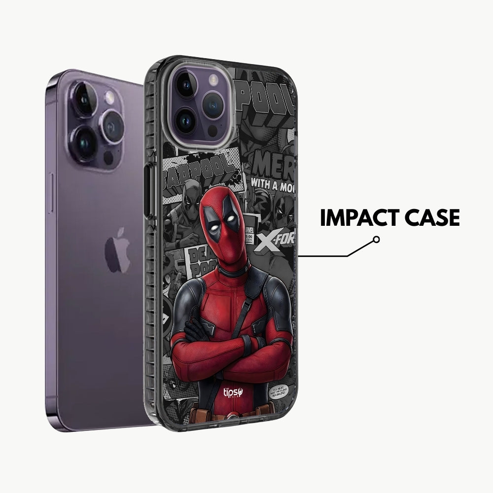 "Deadpool Comic Edition" -Mobile Covers Shock Resistant, Slim & Stylish Cases