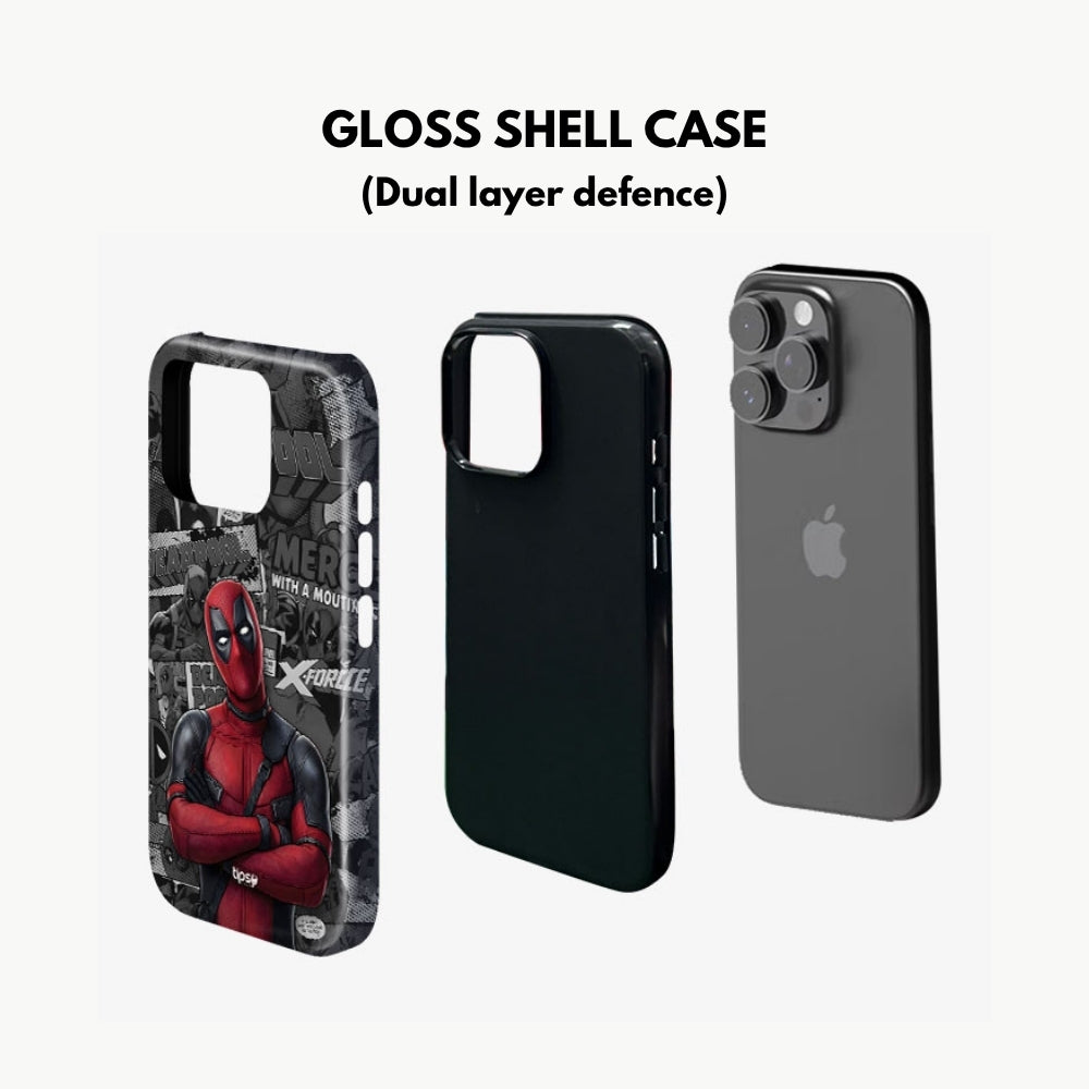 "Deadpool Comic Edition" -Mobile Covers Shock Resistant, Slim & Stylish Cases