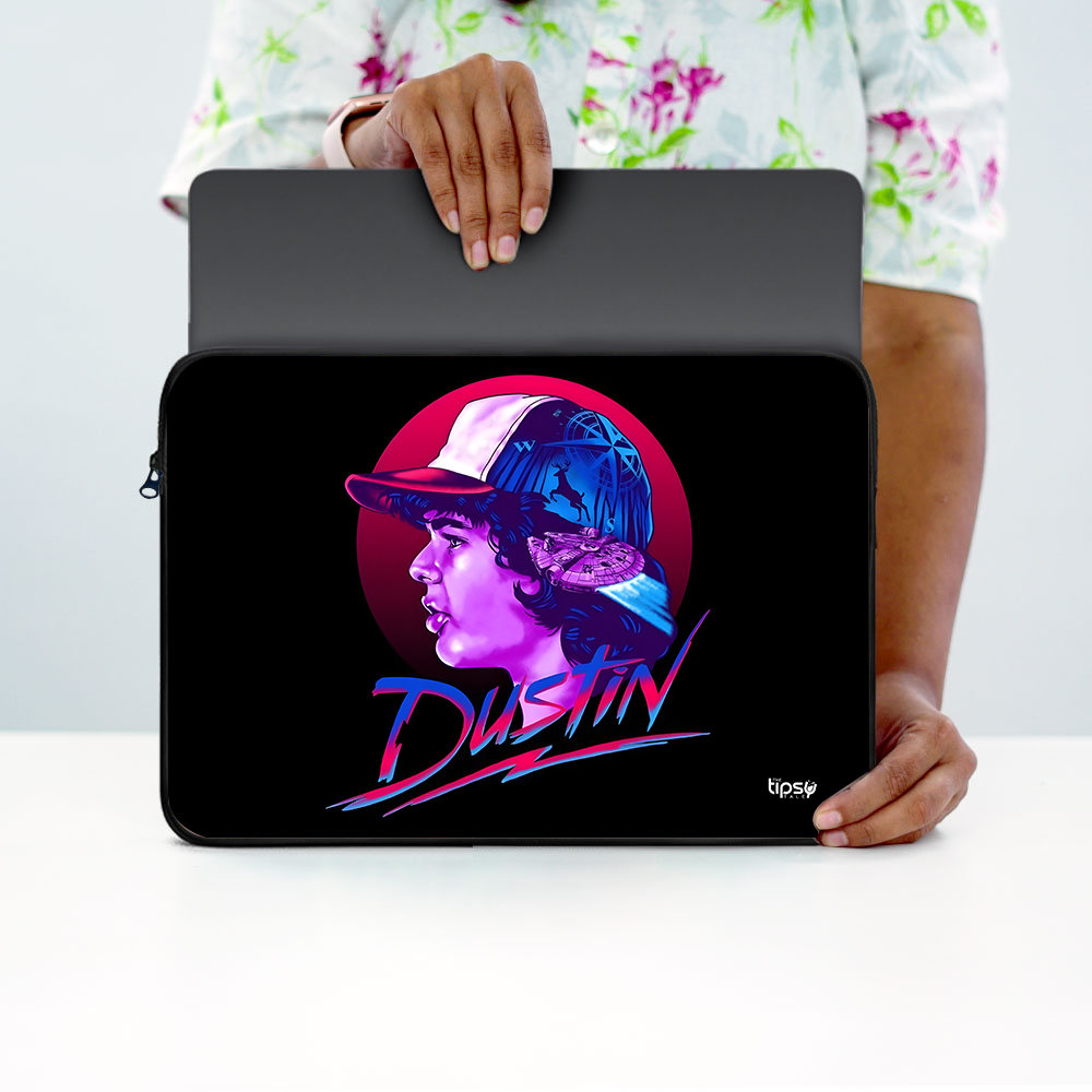 "DUSTIN - HELLFIRE CLUB KING"Laptop Sleeves:Bold Modern Design for Every Size