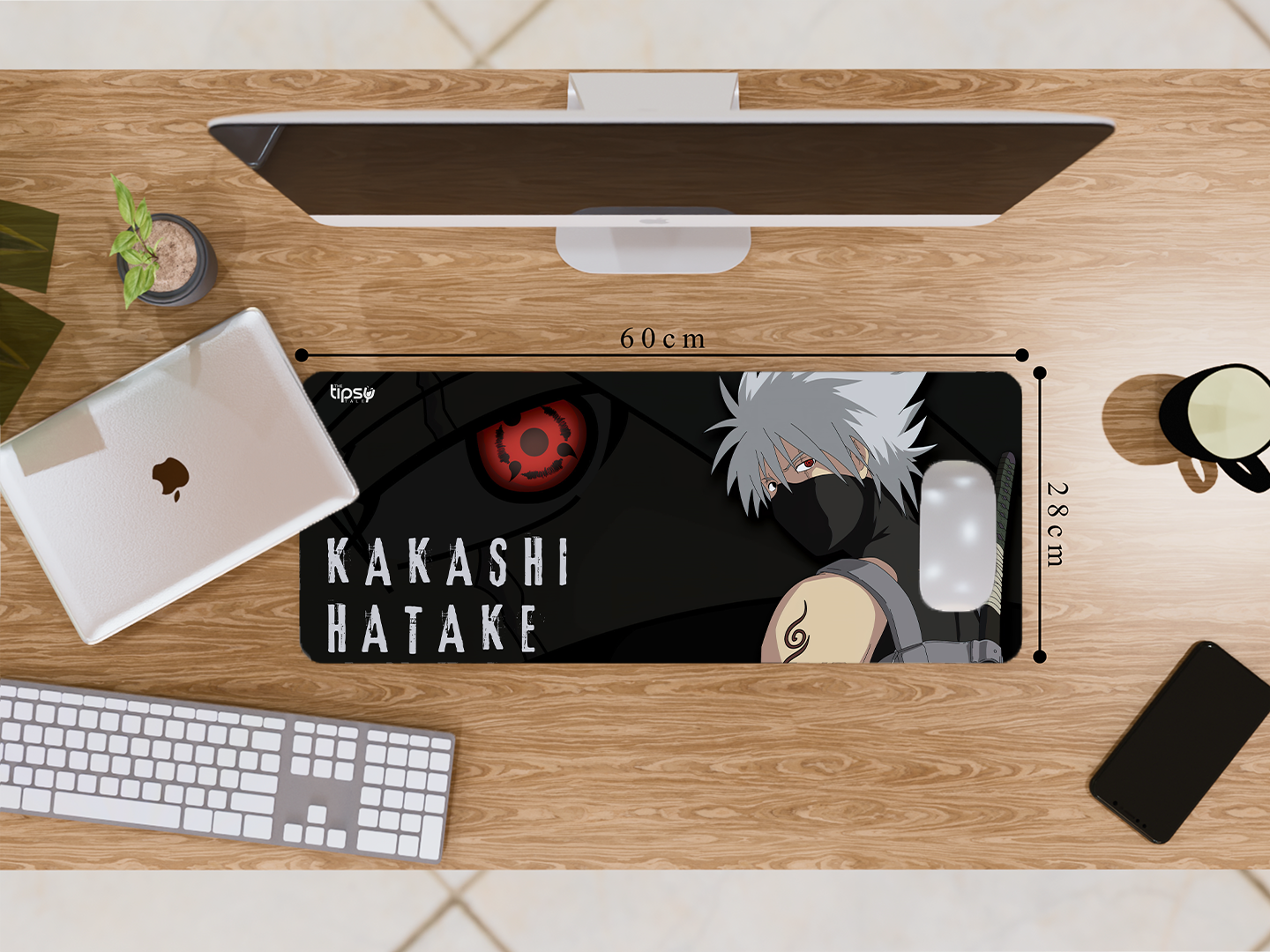 "KAKASHI-HATAKE-NARUTO" Gaming Mousepad- Elevate Your Gaming Experience