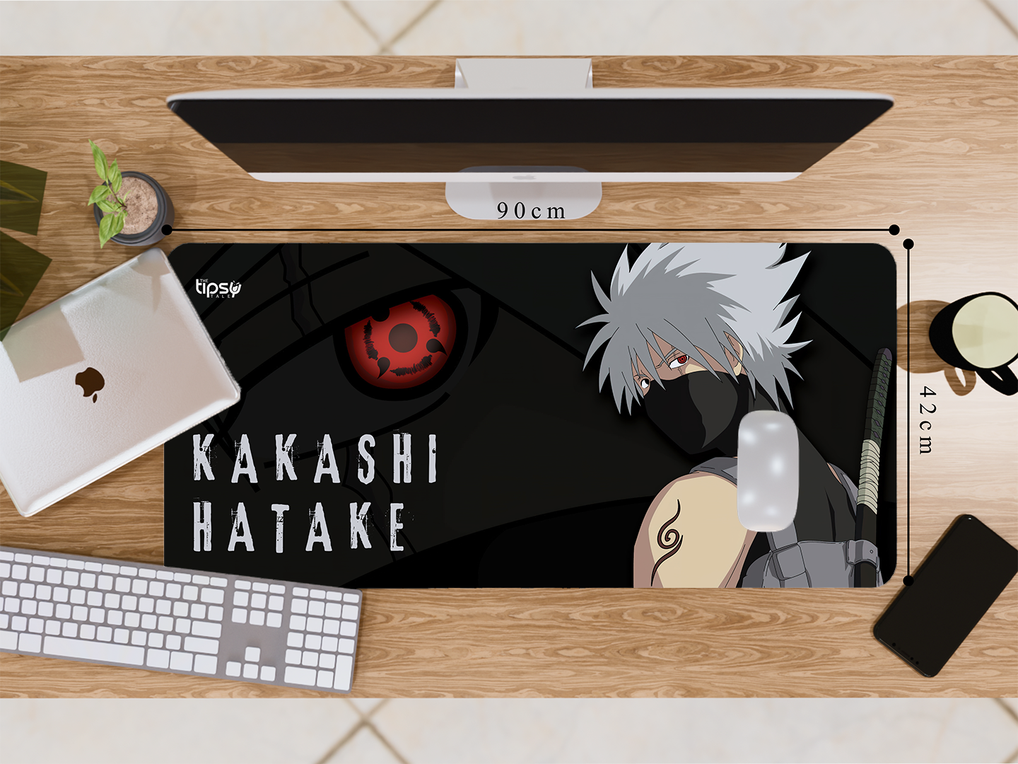 "KAKASHI-HATAKE-NARUTO" Gaming Mousepad- Elevate Your Gaming Experience