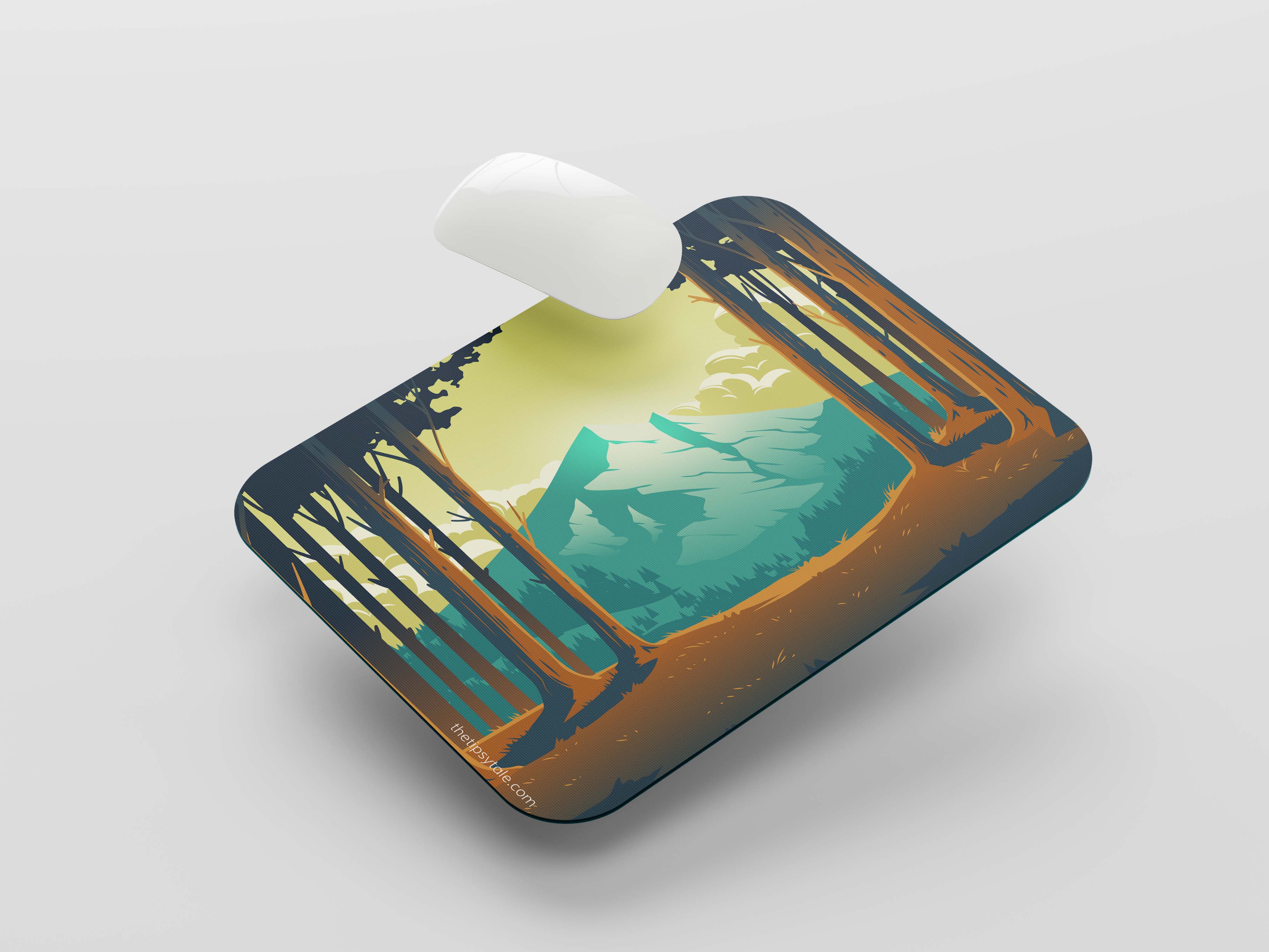 "LOST IN THE FOREST" Mousepad Enhance Your Workspace with Style
