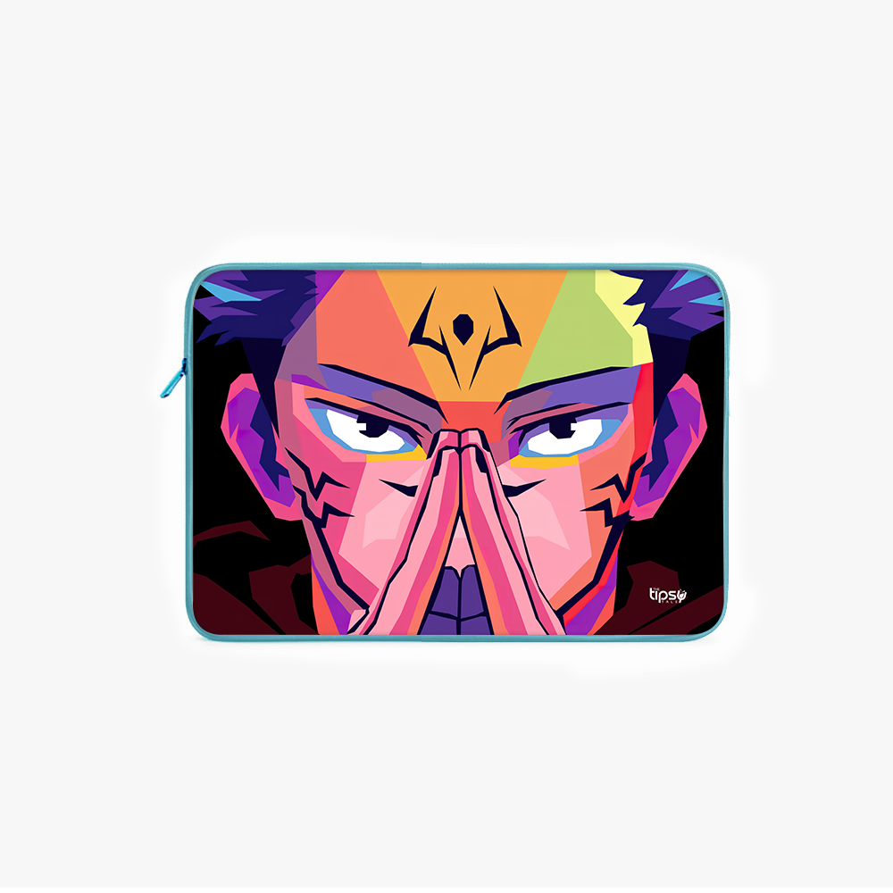"RYOMEN SUKUNA" -Laptop Sleeves:Bold Modern Design for Every Size