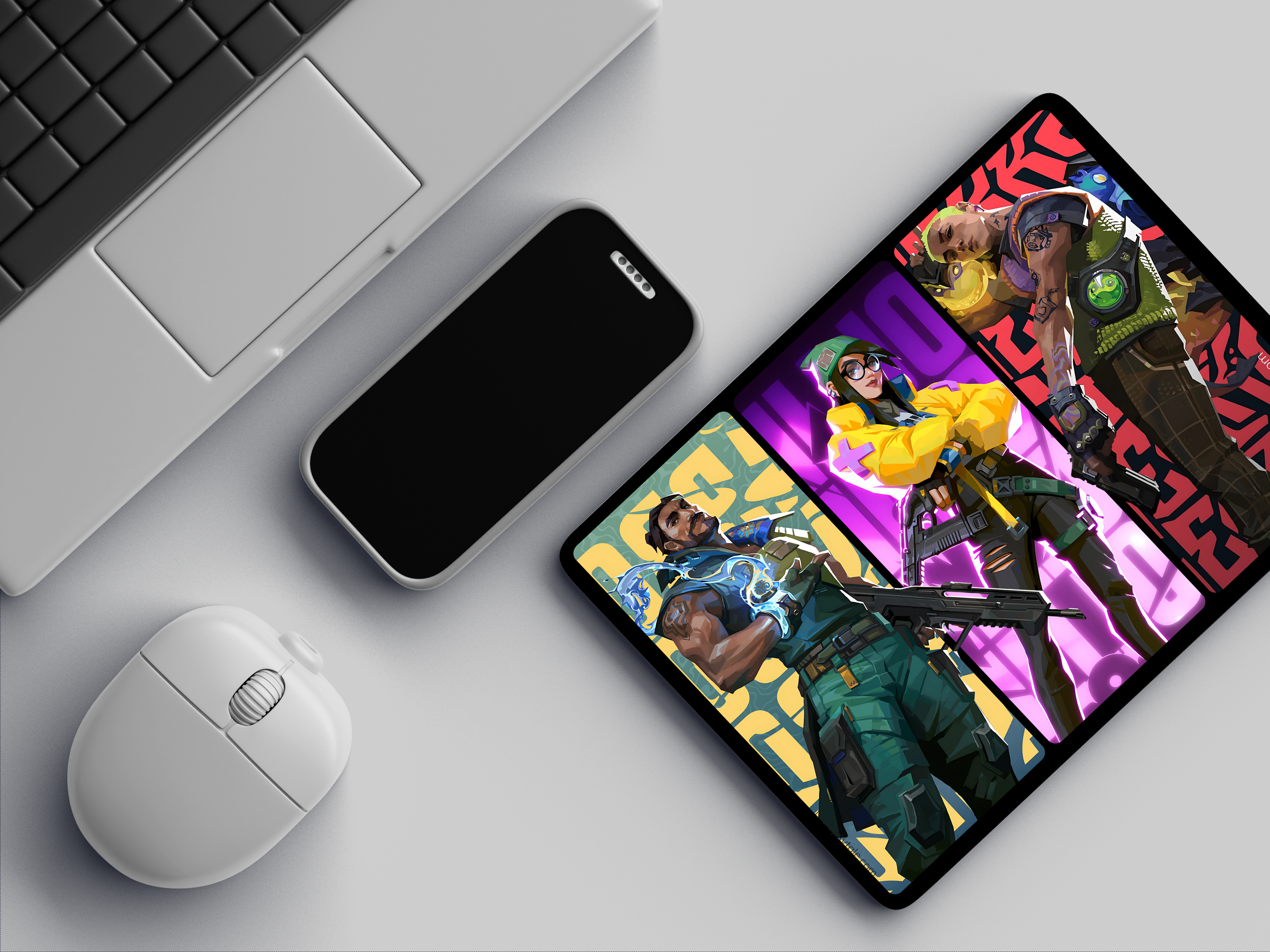 "VALORANT AGENTS" Mousepad Enhance Your Workspace with Style
