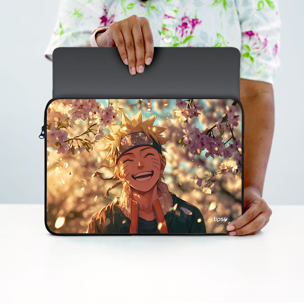 "NARUTO - VACATION MOOD" -Laptop Sleeves:Bold Modern Design for Every Size