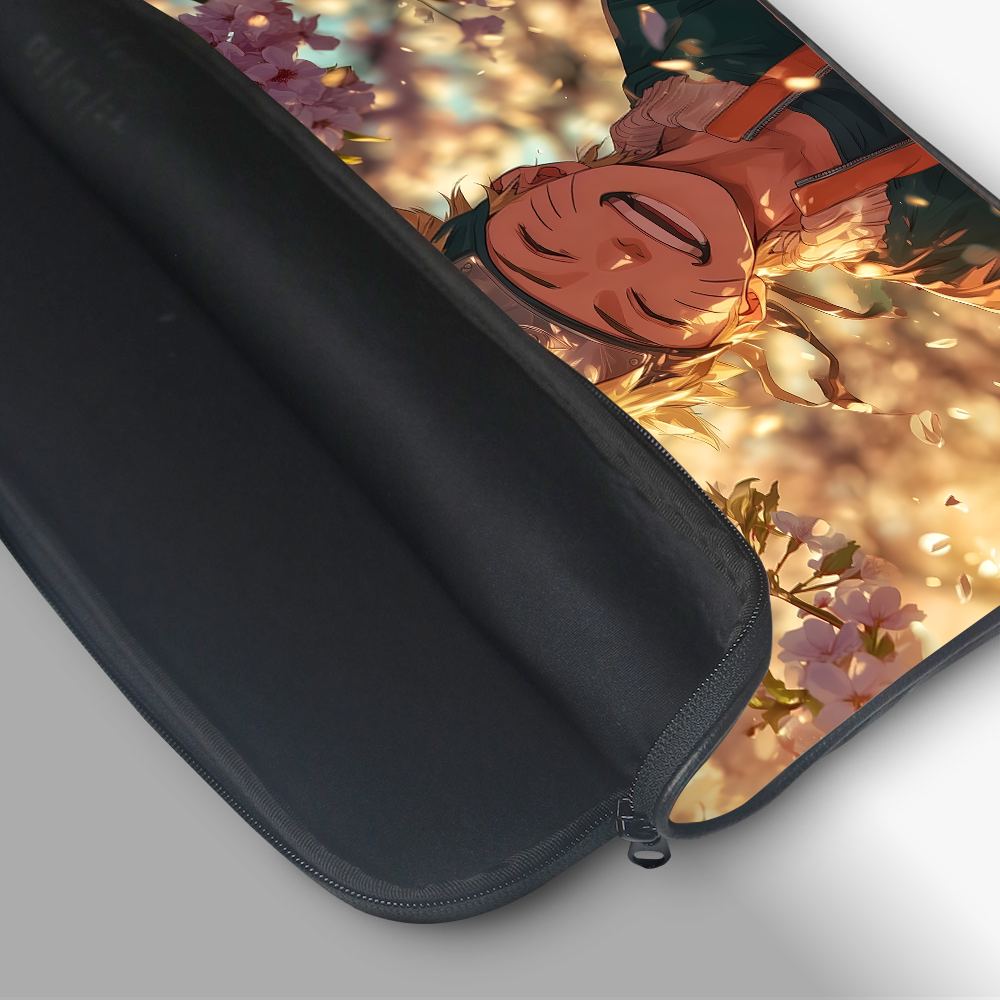 "NARUTO - VACATION MOOD" -Laptop Sleeves:Bold Modern Design for Every Size
