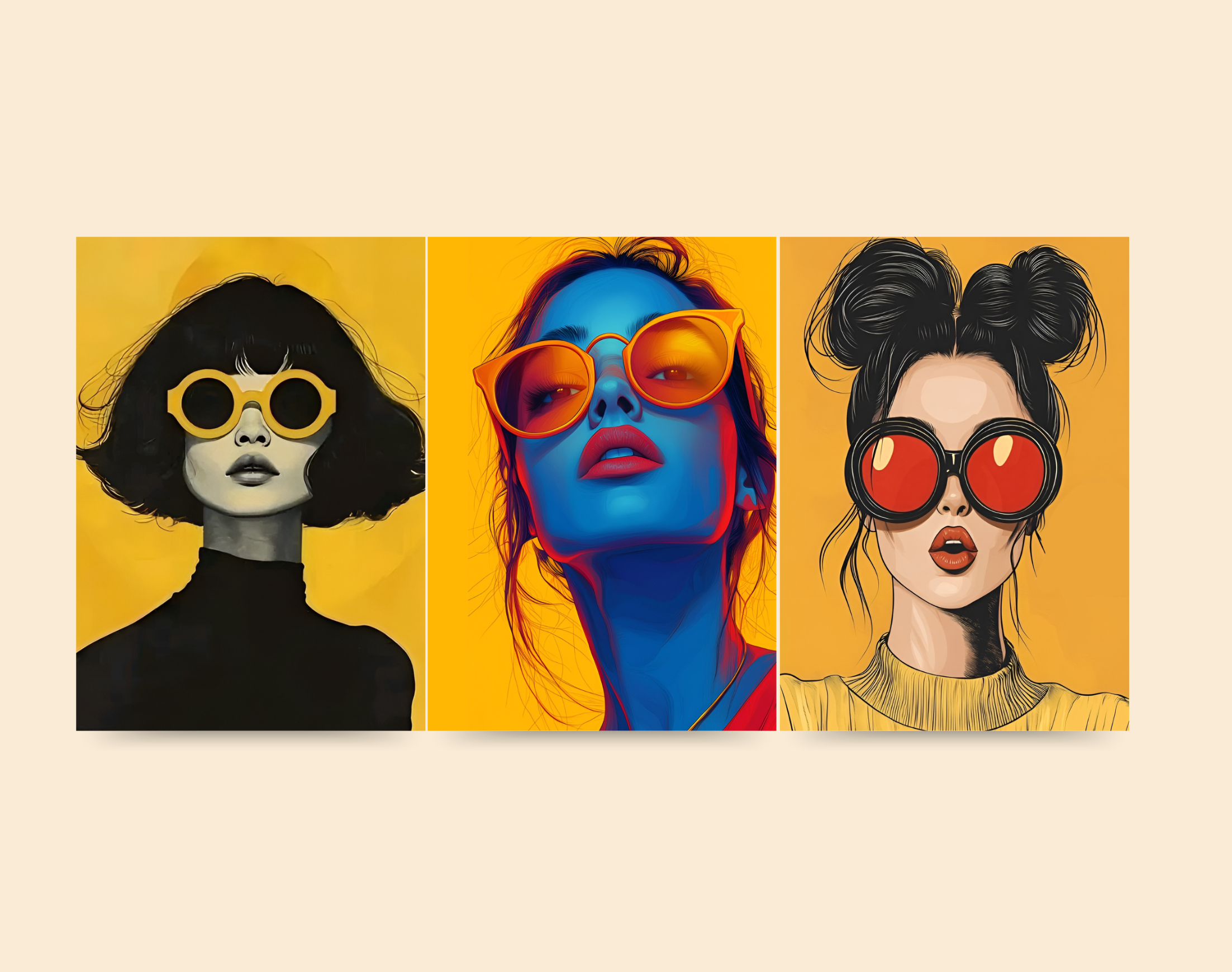 "GEN Z VIBES WOMEN VERSION"- Shiny & Sturdy Metallic Poster Art That Pops & Sticks