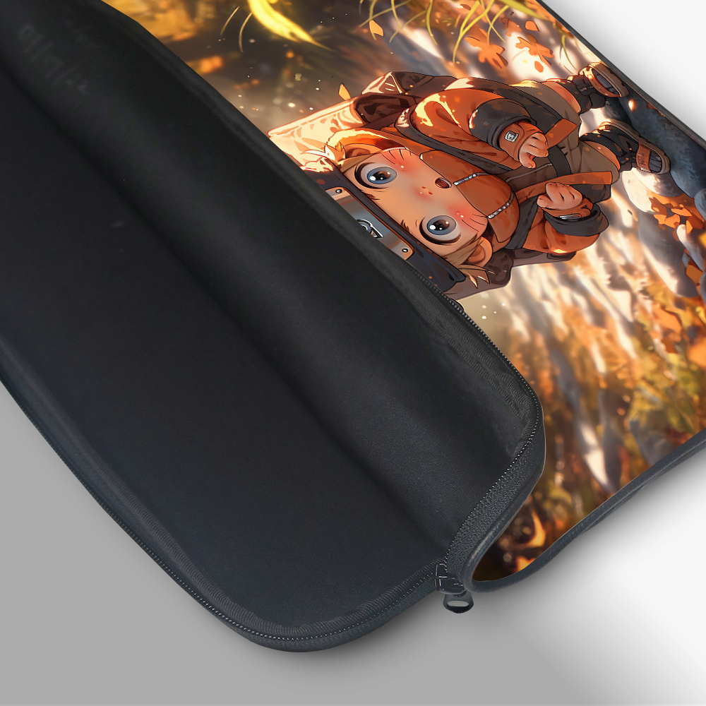 "NARUTO - CHUBBY VERSION" -Laptop Sleeves:Bold Modern Design for Every Size