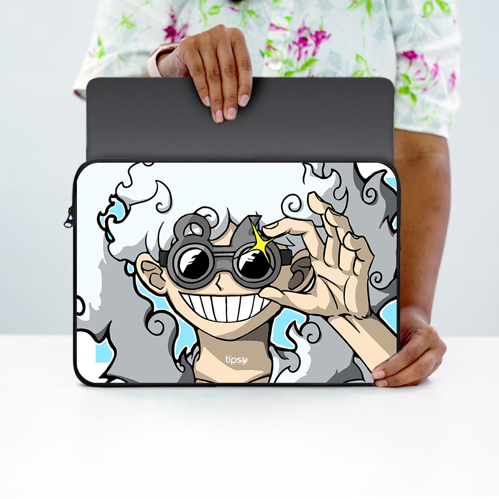 "LUFFY GOGGLES GEAR" -Laptop Sleeves:Bold Modern Design for Every Size