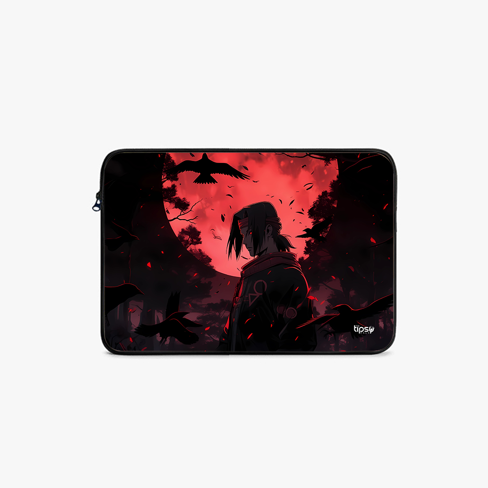 "ITACHI UCHIHA - AURA FARMING" -Laptop Sleeves:Bold Modern Design for Every Size