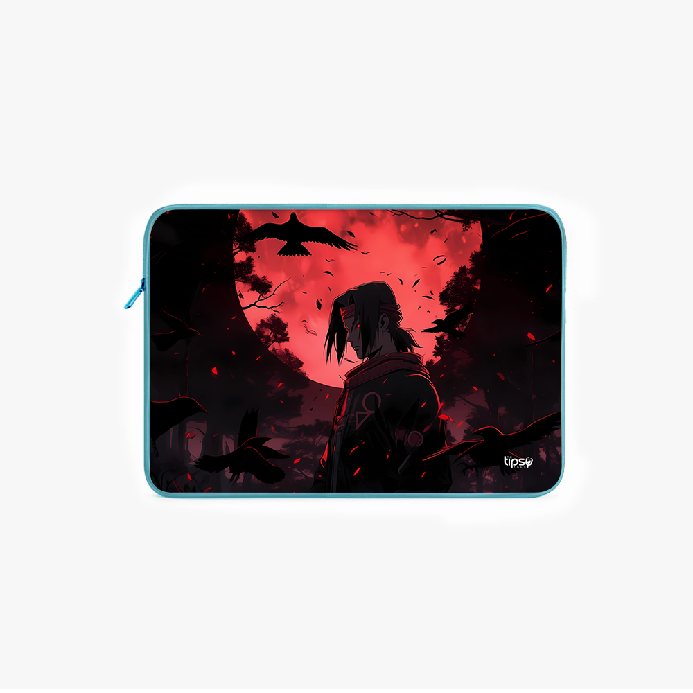 "ITACHI UCHIHA - AURA FARMING" -Laptop Sleeves:Bold Modern Design for Every Size