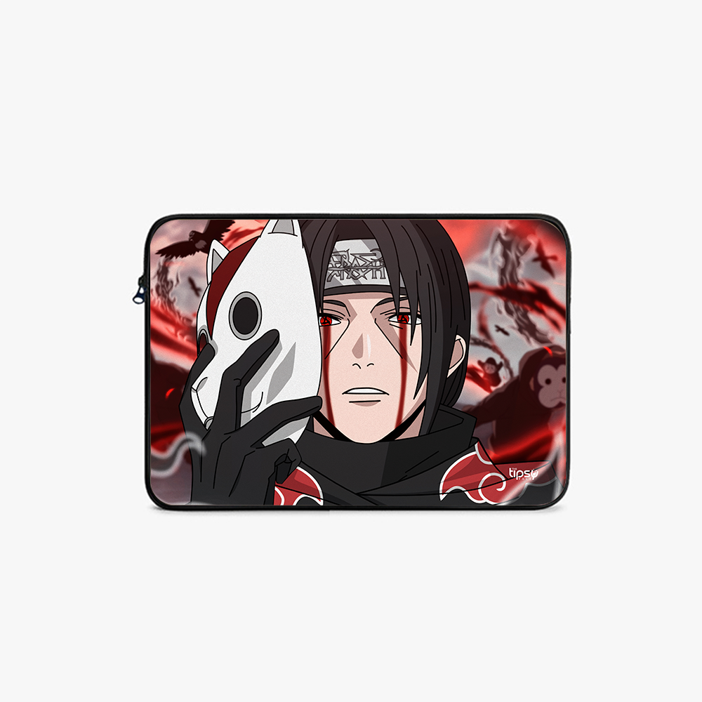 "ITACHI UCHIHA MASK" -Laptop Sleeves:Bold Modern Design for Every Size