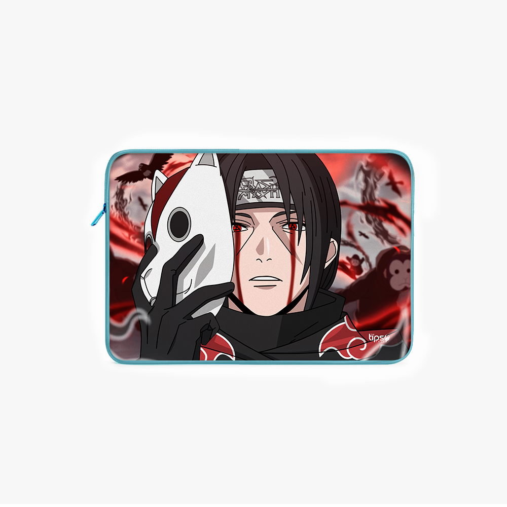 "ITACHI UCHIHA MASK" -Laptop Sleeves:Bold Modern Design for Every Size