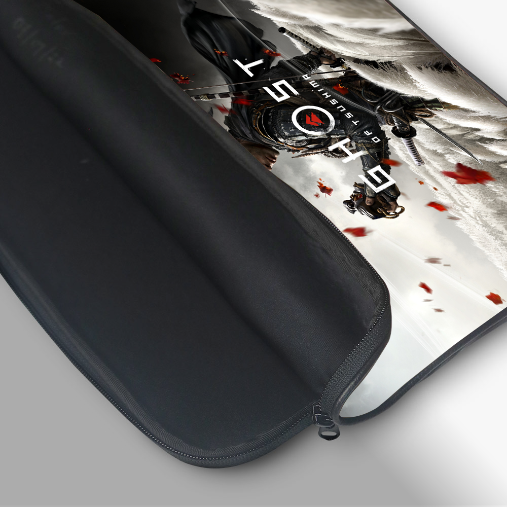 "GHOST OF TSUSHIMA" -Laptop Sleeves:Bold Modern Design for Every Size
