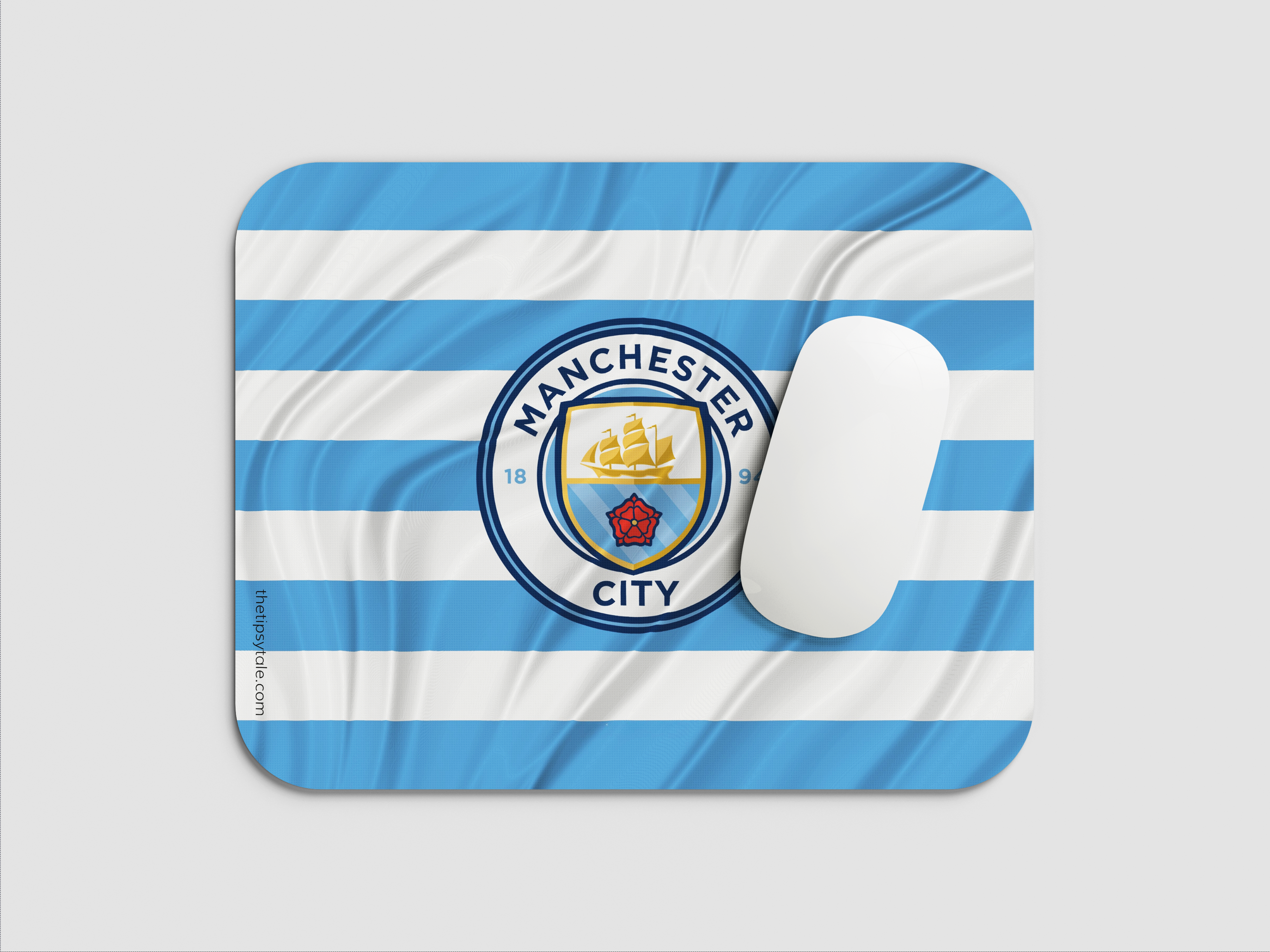 "MANCHESTER CITY #FLAG THEME" Mousepad Enhance Your Workspace with Style