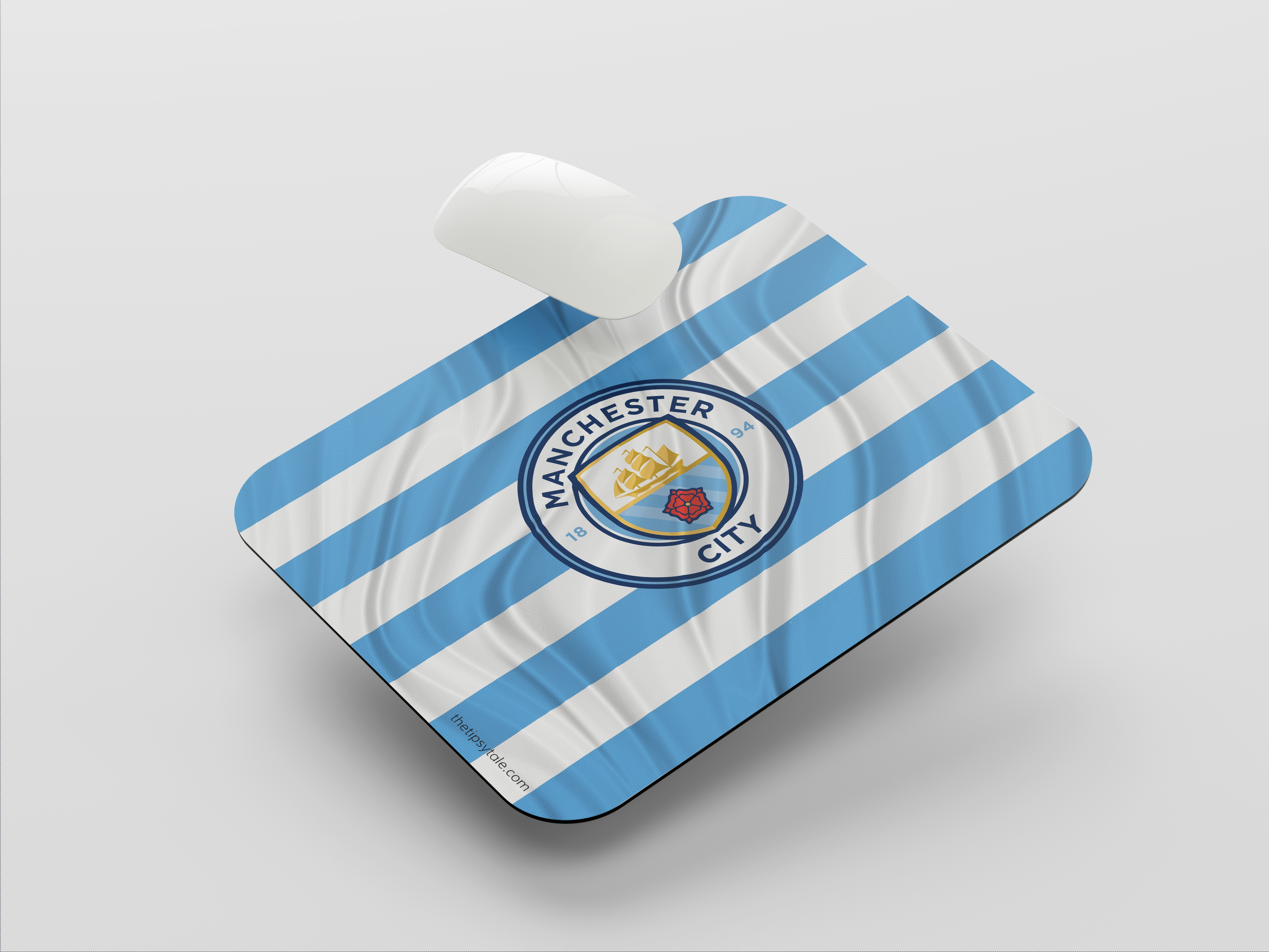 "MANCHESTER CITY #FLAG THEME" Mousepad Enhance Your Workspace with Style