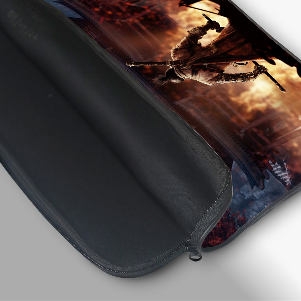 "SEKIRO - SHADOWS DIE TWICE" -Laptop Sleeves:Bold Modern Design for Every Size