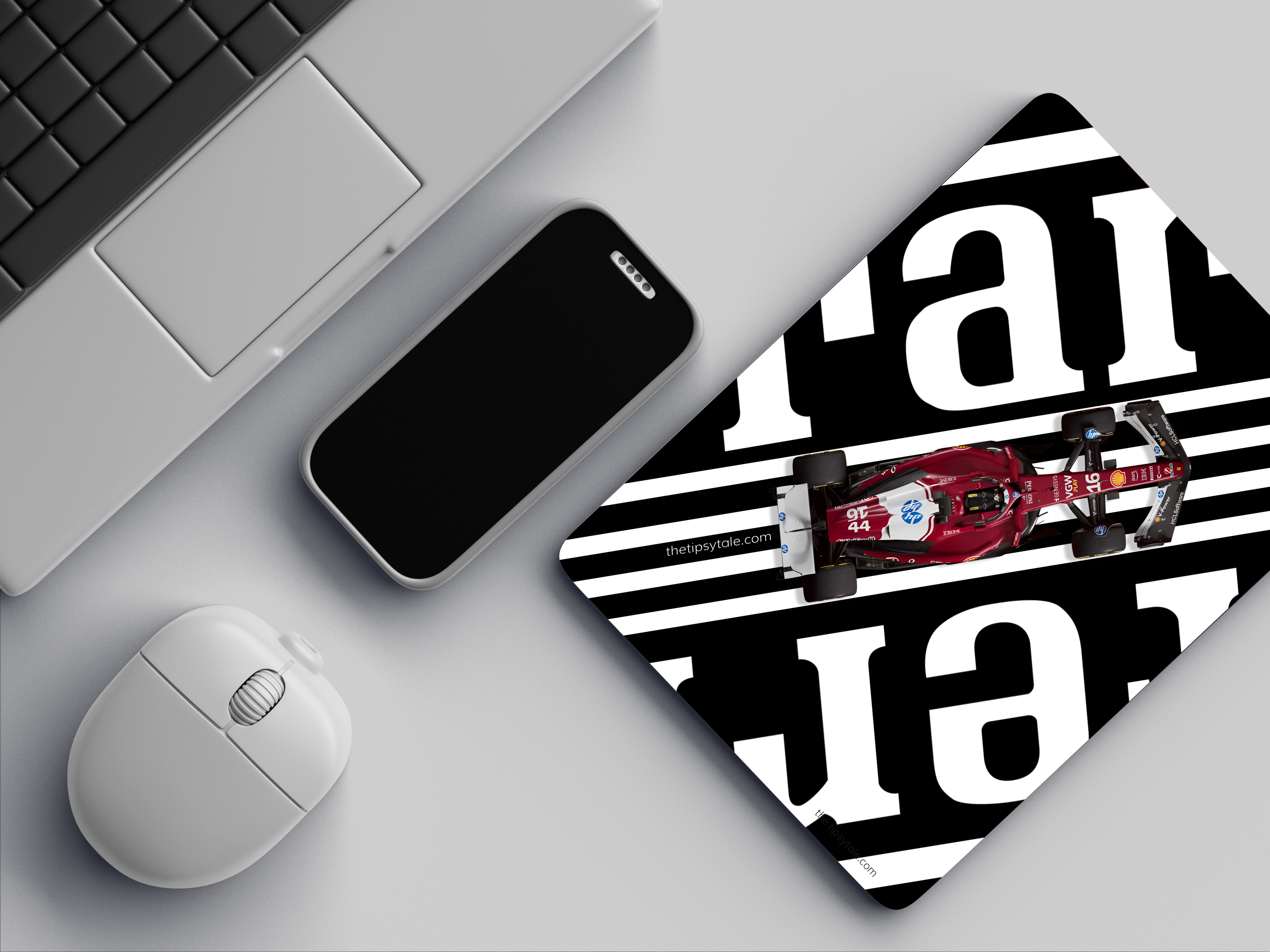 "F1-75 MODEL # FERRARI #F1" Mousepad Enhance Your Workspace with Style