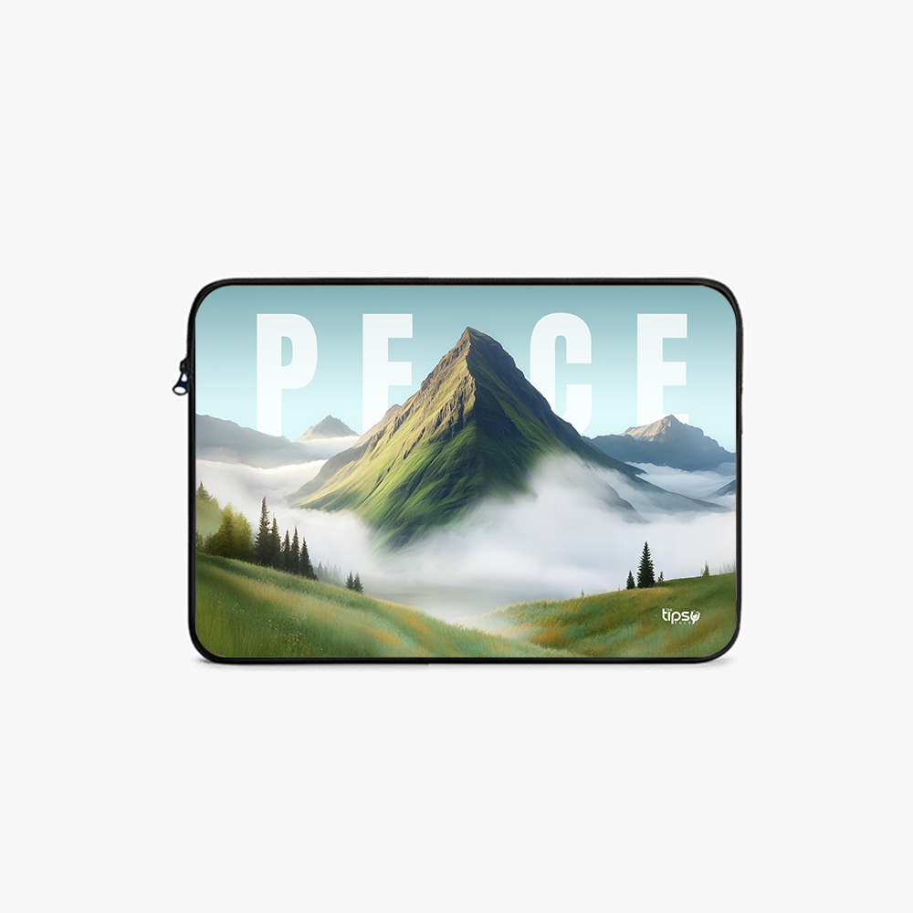 "VERDANT SILENCE" -Laptop Sleeves:Bold Modern Design for Every Size