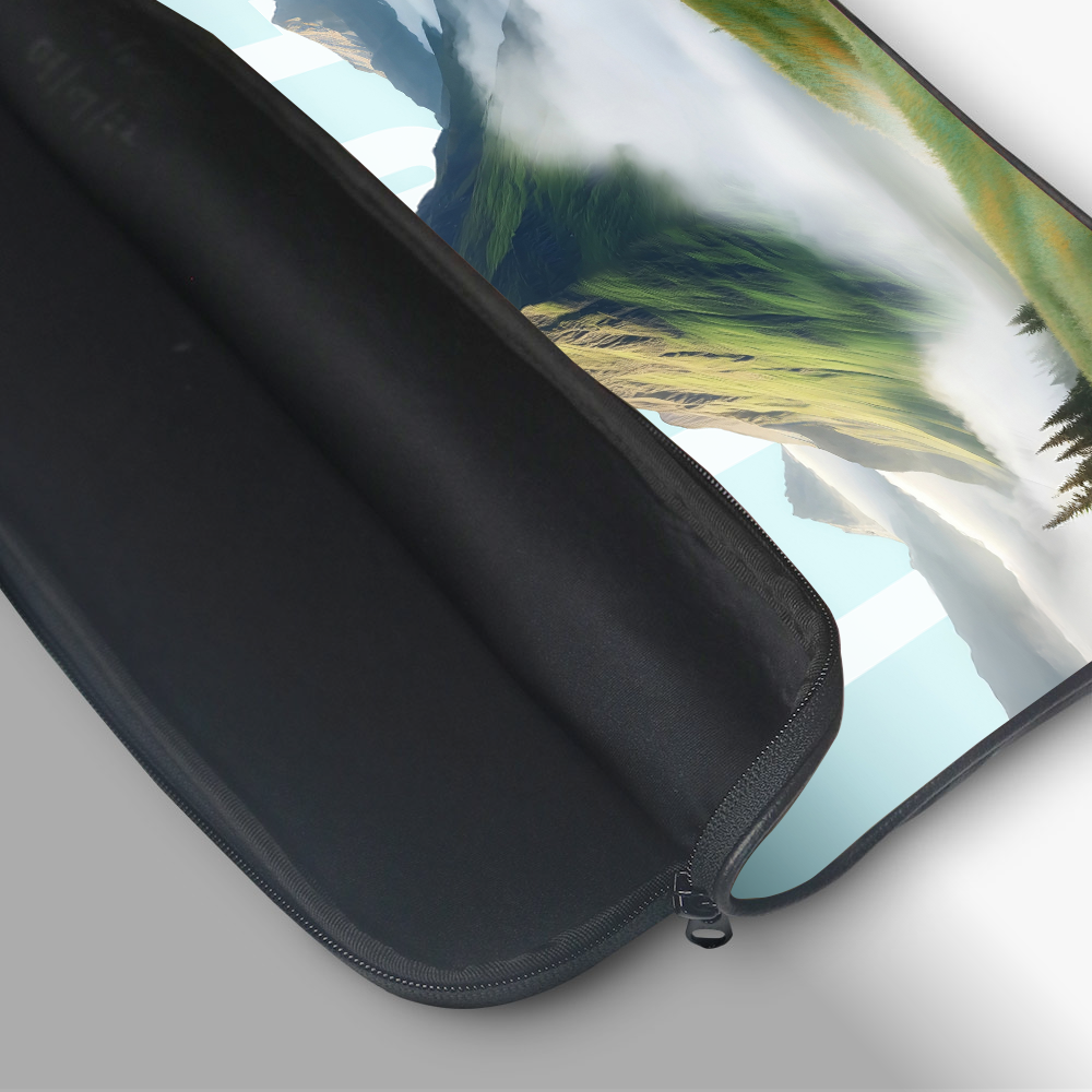 "VERDANT SILENCE" -Laptop Sleeves:Bold Modern Design for Every Size