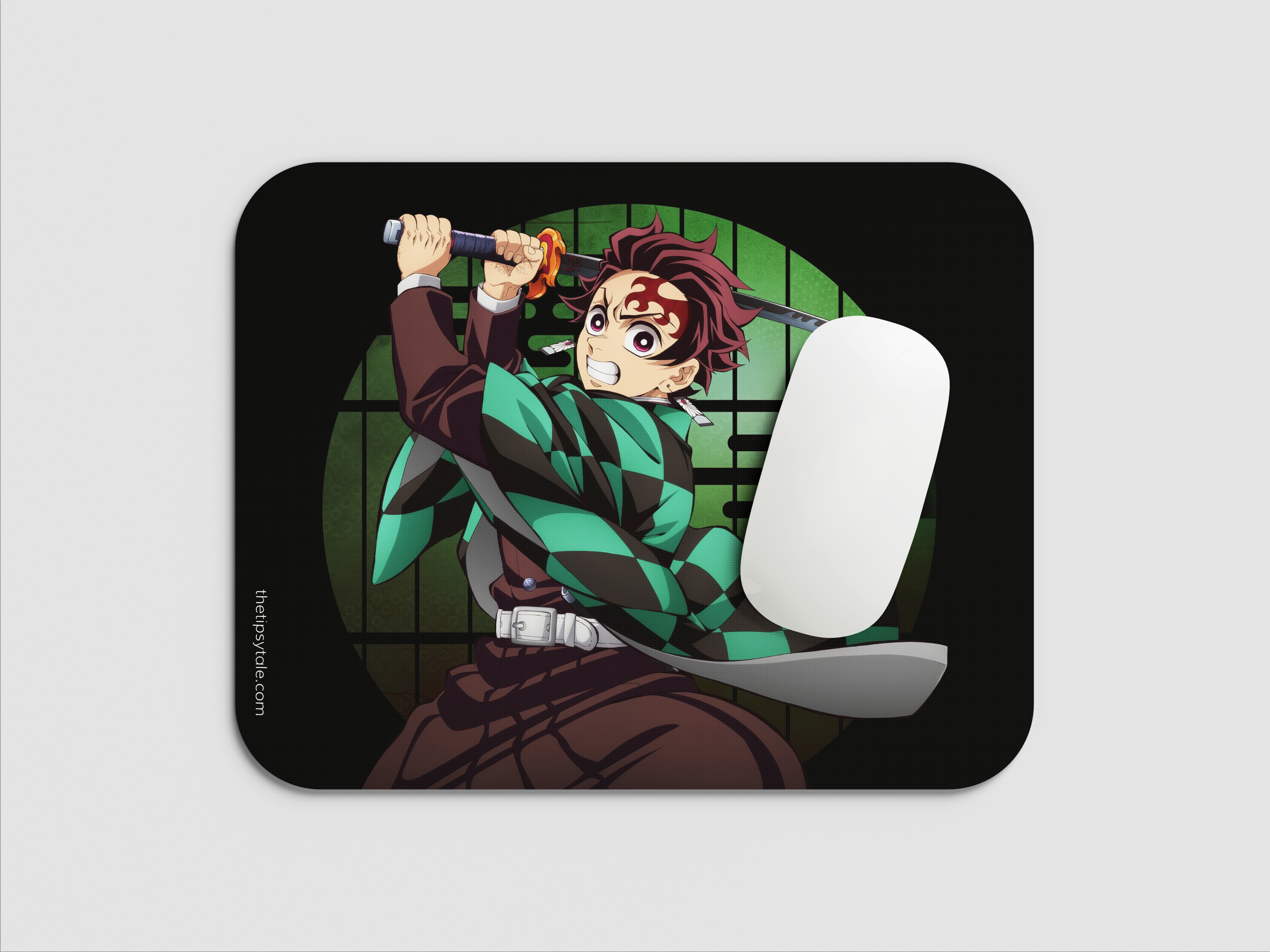 "TANJIRO KAMADO- ANIME EDITION" Mousepad Enhance Your Workspace with Style