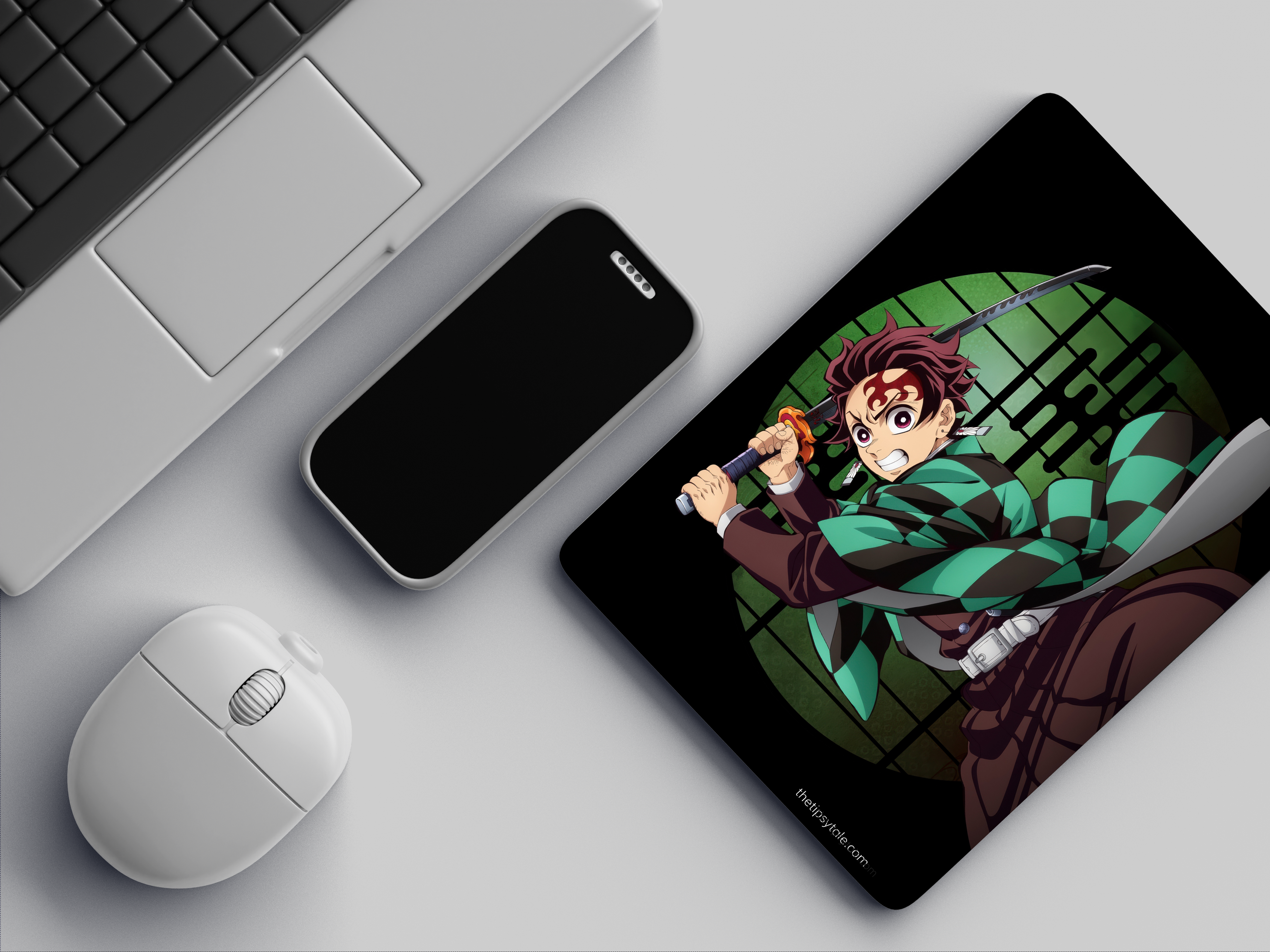 "TANJIRO KAMADO- ANIME EDITION" Mousepad Enhance Your Workspace with Style