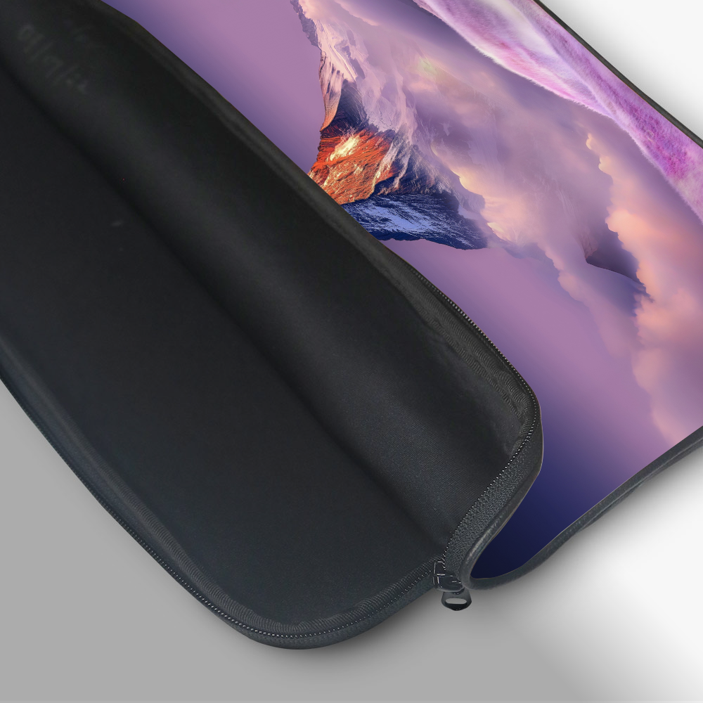 "LAVENDER DUSK" -Laptop Sleeves:Bold Modern Design for Every Size