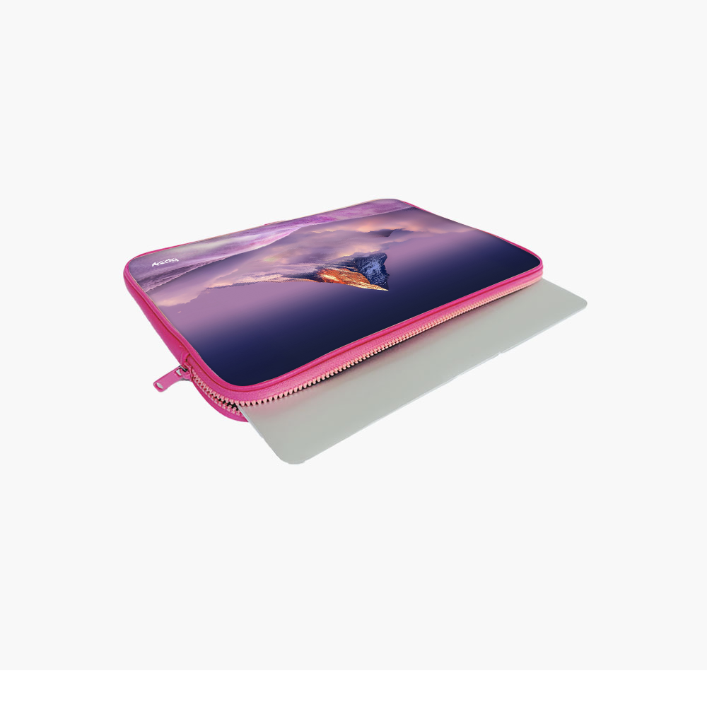 "LAVENDER DUSK" -Laptop Sleeves:Bold Modern Design for Every Size