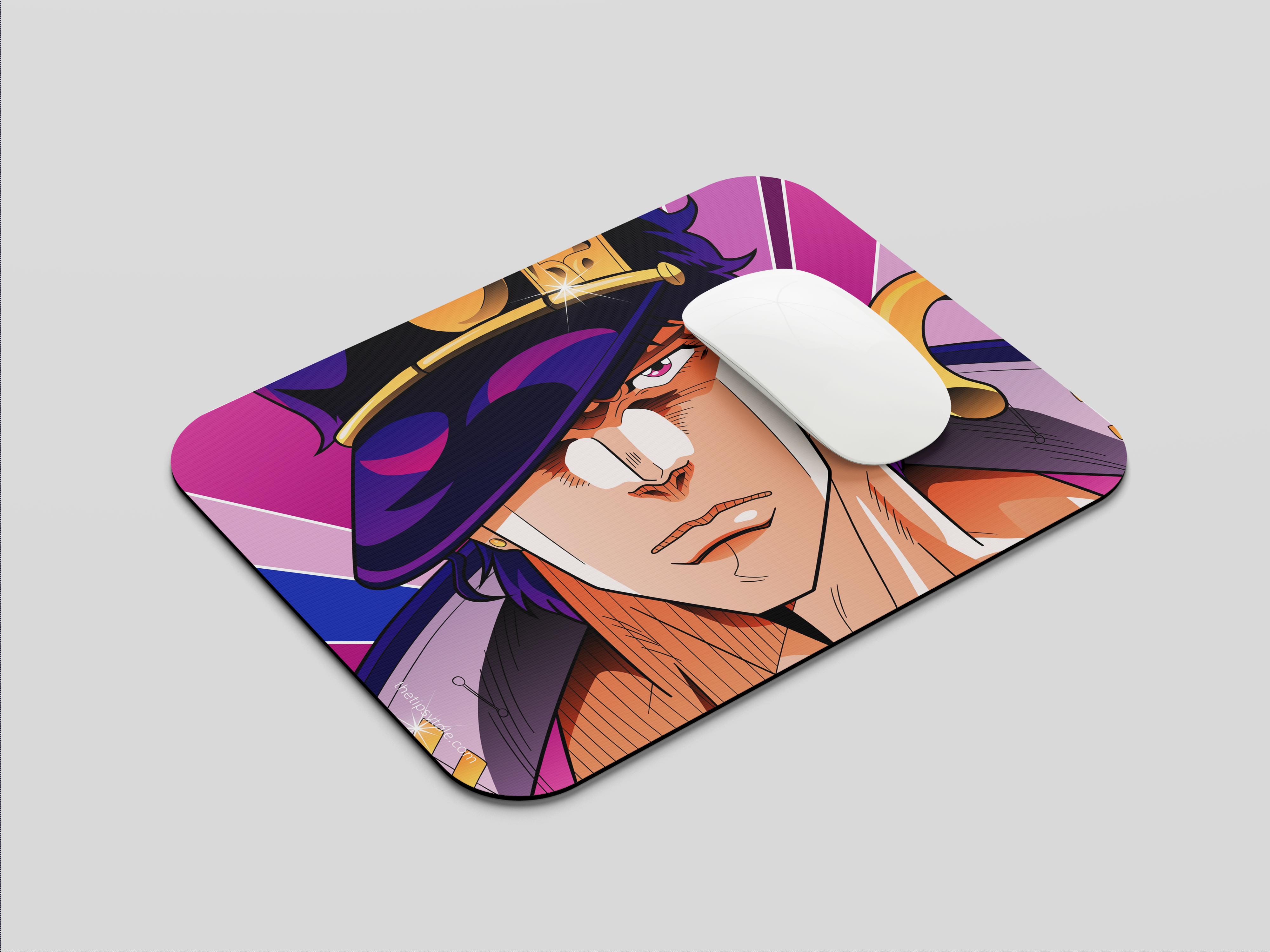 "JOTARO KUJO JOJOS- ANIME EDITION" Mousepad Enhance Your Workspace with Style