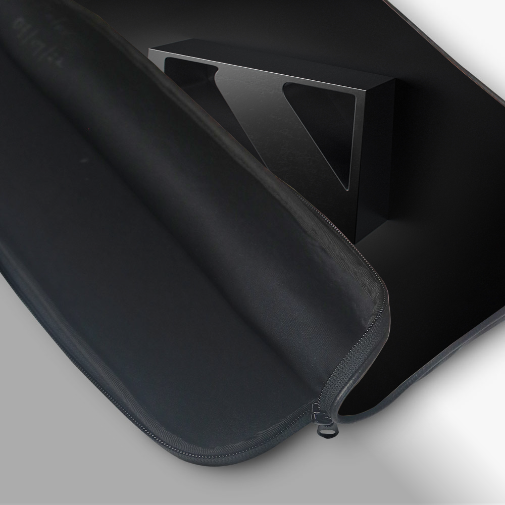"SUPERMAN-BLACK EDITION" -Laptop Sleeves:Bold Modern Design for Every Size