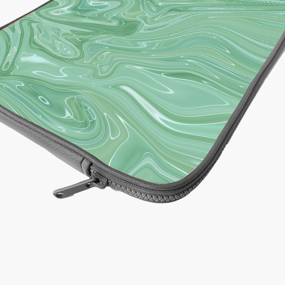 "VERDANT FLOW" -Laptop Sleeves:Bold Modern Design for Every Size