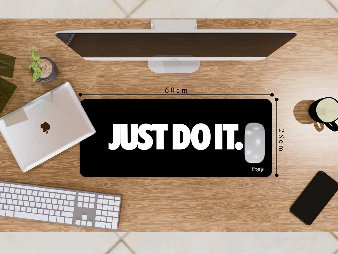 "Just Do It" Gaming Mousepad Elevate Your Gaming Experience