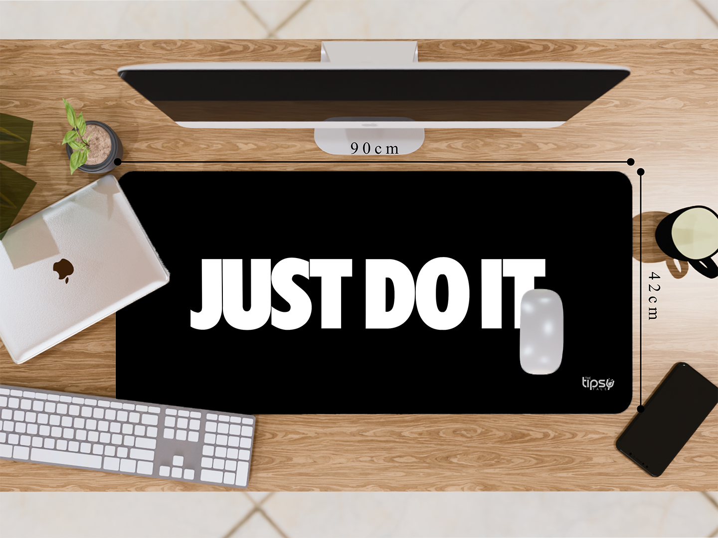 "Just Do It" Gaming Mousepad Elevate Your Gaming Experience