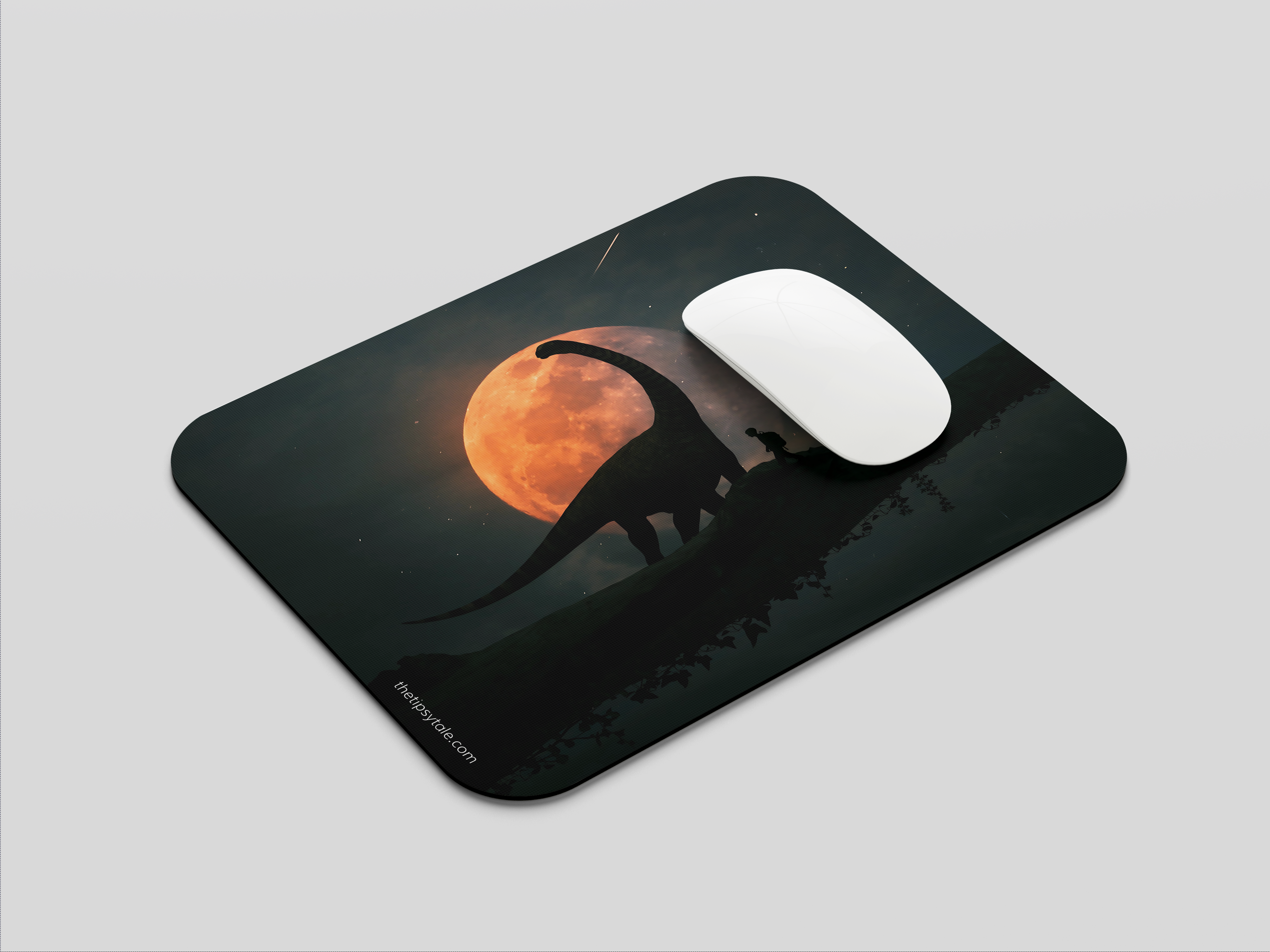 "DINOSAUR MAN" Mousepad Enhance Your Workspace with Style