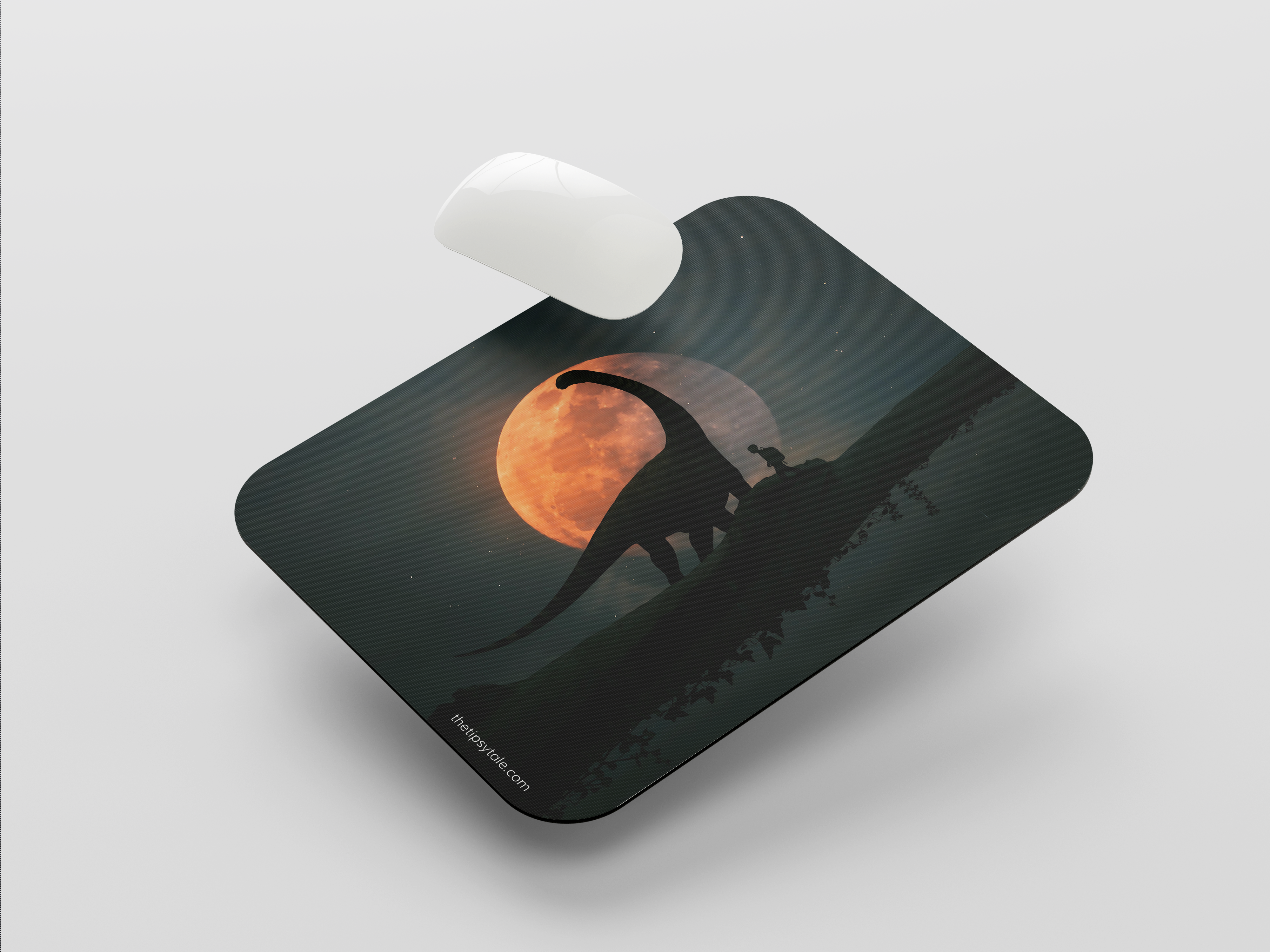 "DINOSAUR MAN" Mousepad Enhance Your Workspace with Style