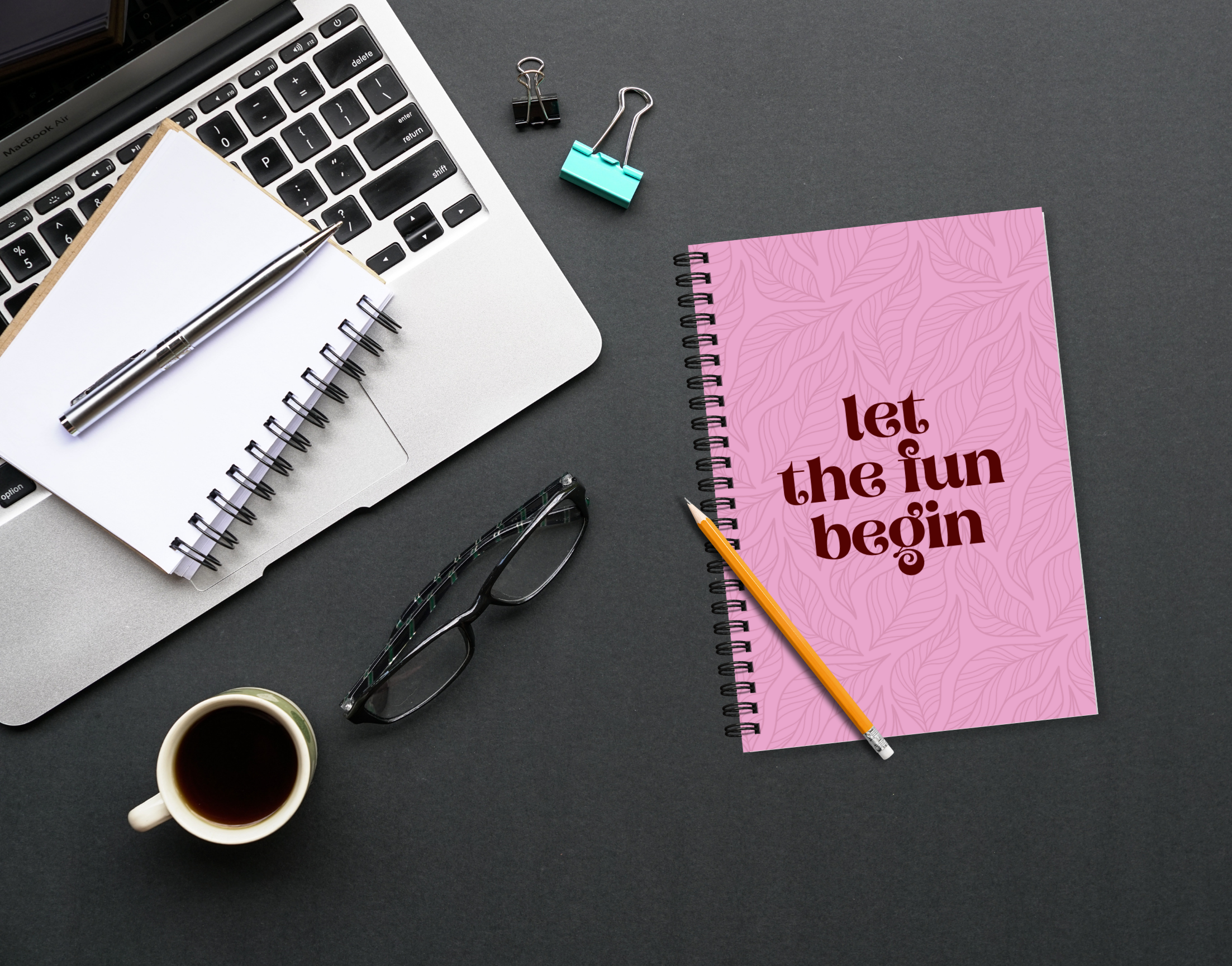 "LET THE FUN BEGIN" – Elegant & Inspiring Diary for Daily Reflection