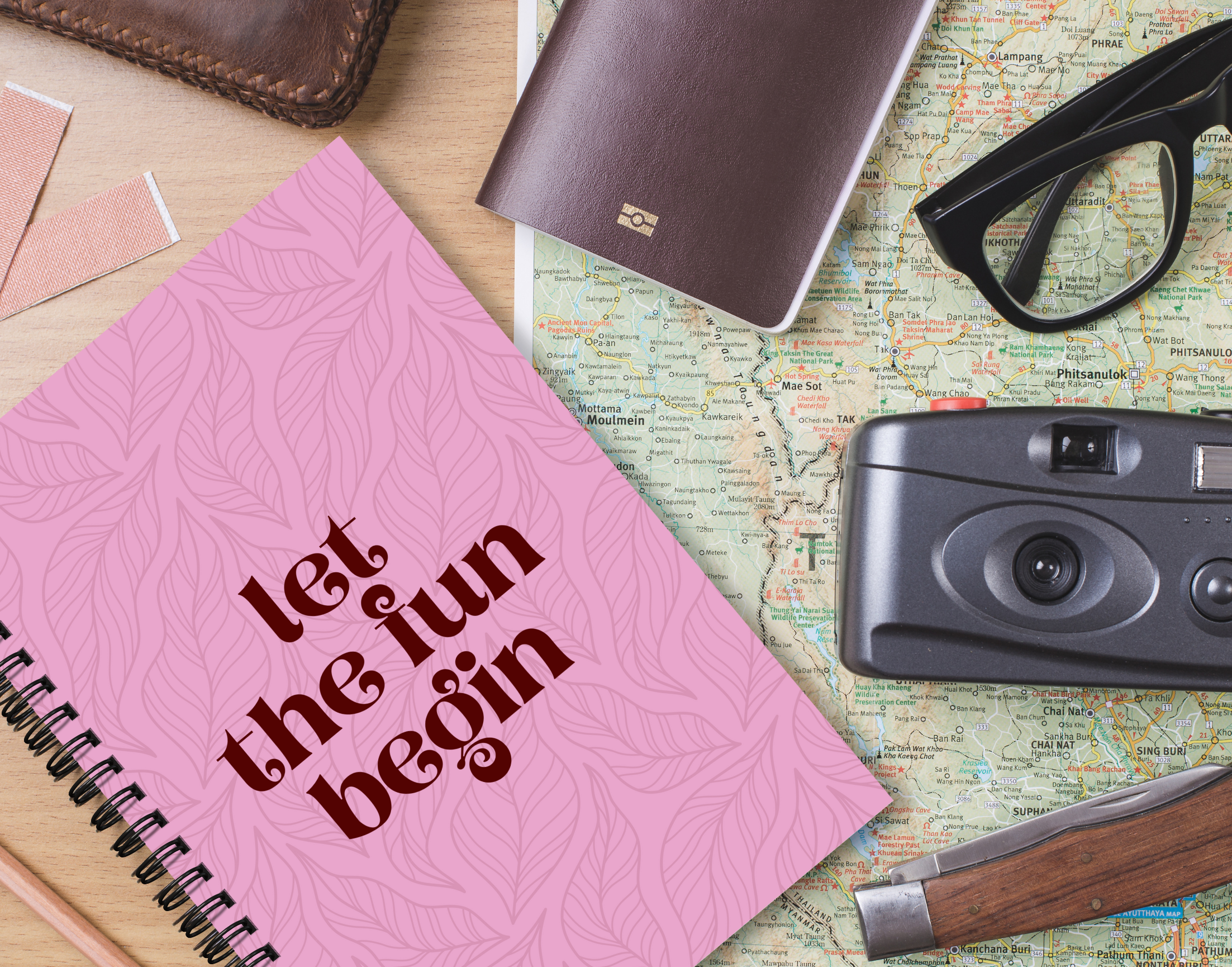 "LET THE FUN BEGIN" – Elegant & Inspiring Diary for Daily Reflection
