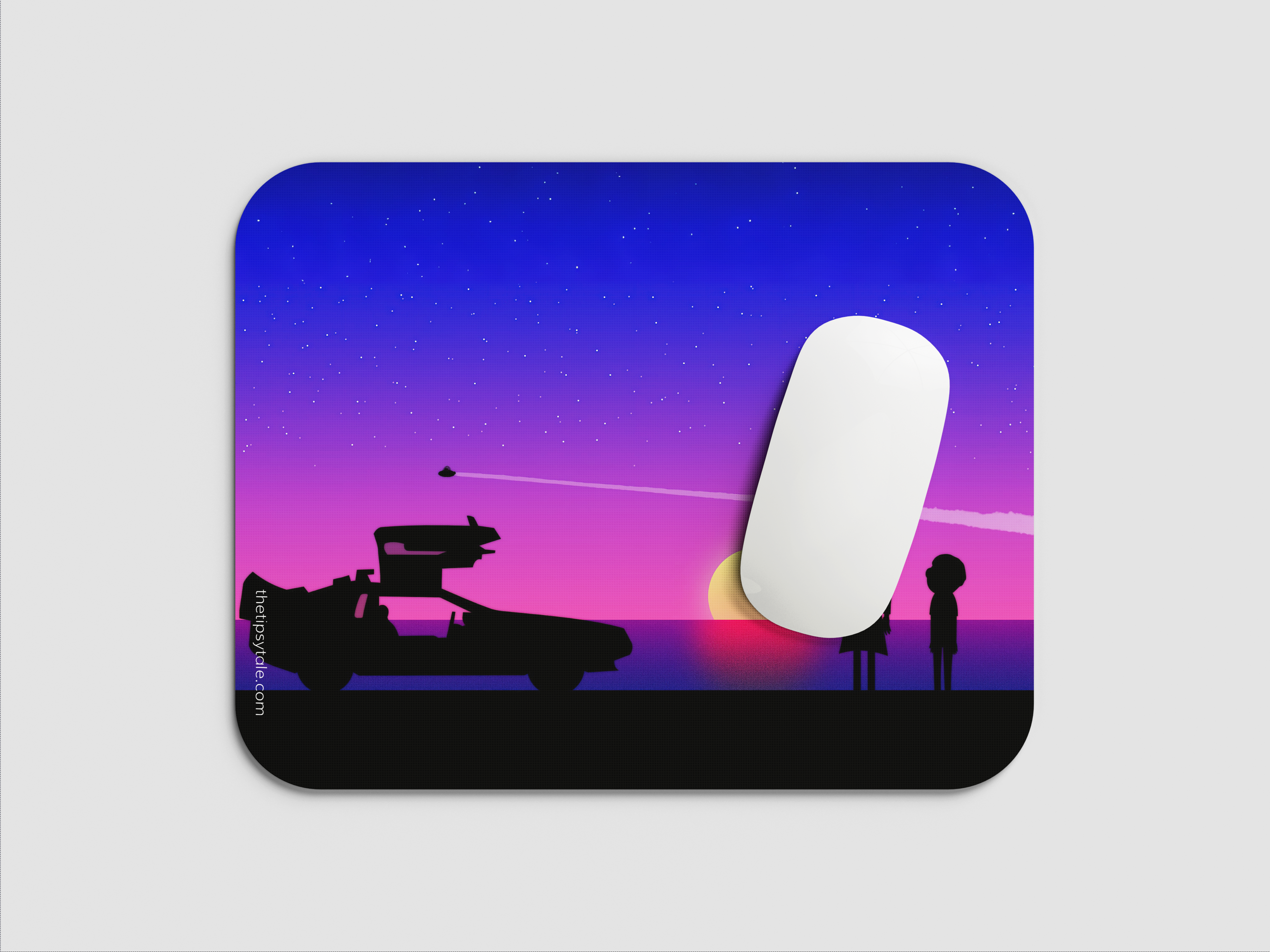 "THE FINAL PORTAL - RICK AND MORTY ENTERTAINMENT EDITION" Mousepad Enhance Your Workspace with Style