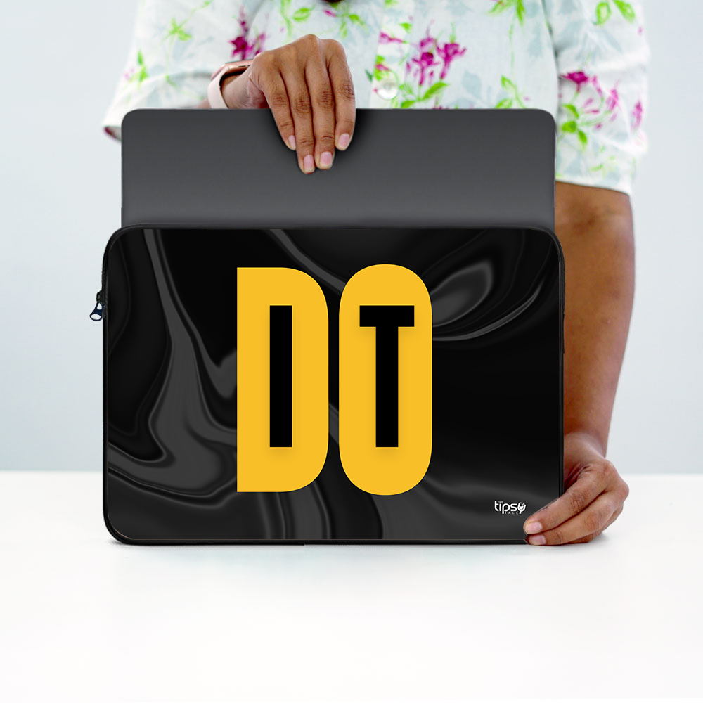 " DO IT NOW " -Laptop Sleeves:Bold Modern Design for Every Size