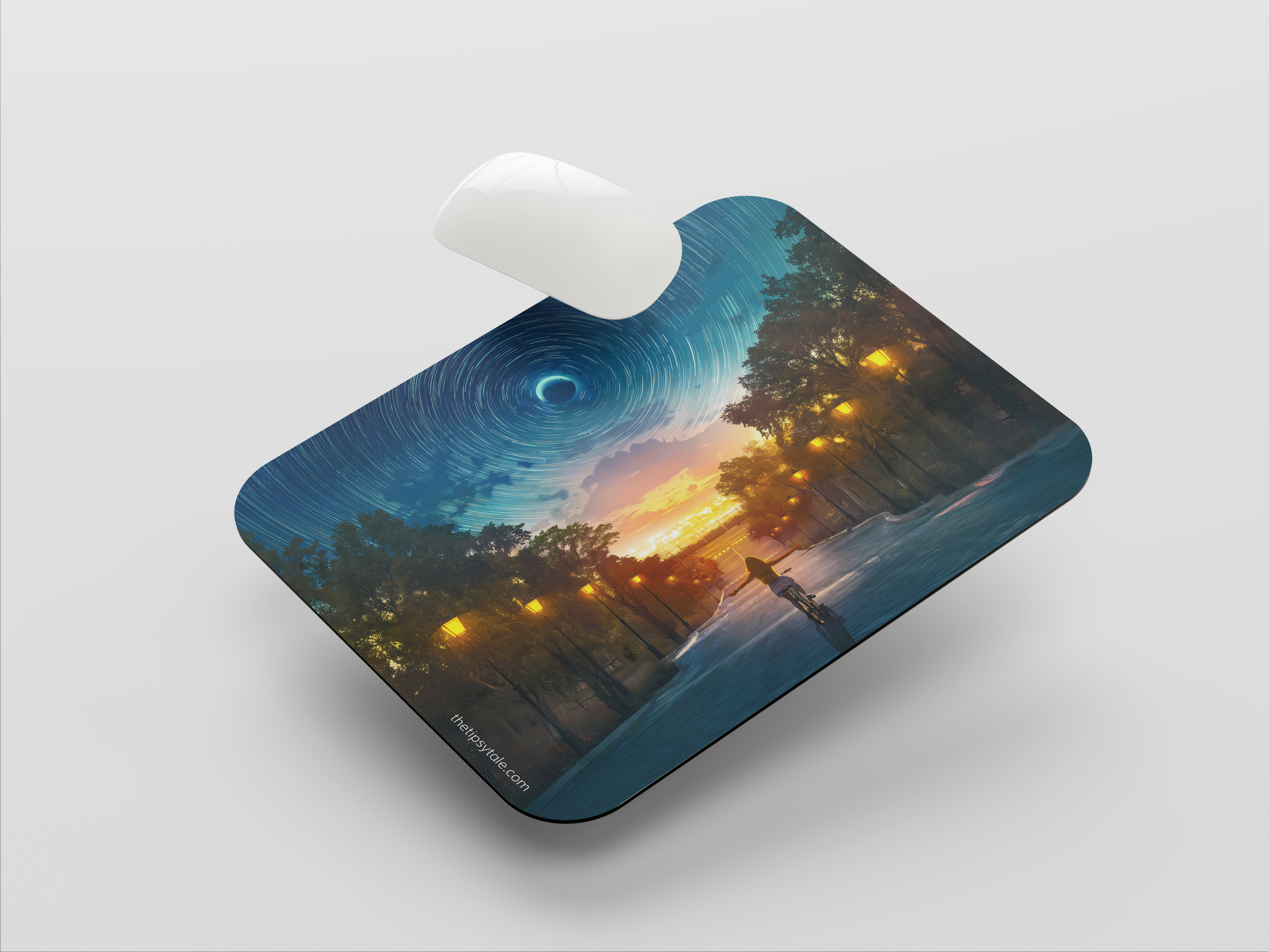 "TOWARDS BEAUTIFUL VIEW" Mousepad Enhance Your Workspace with Style